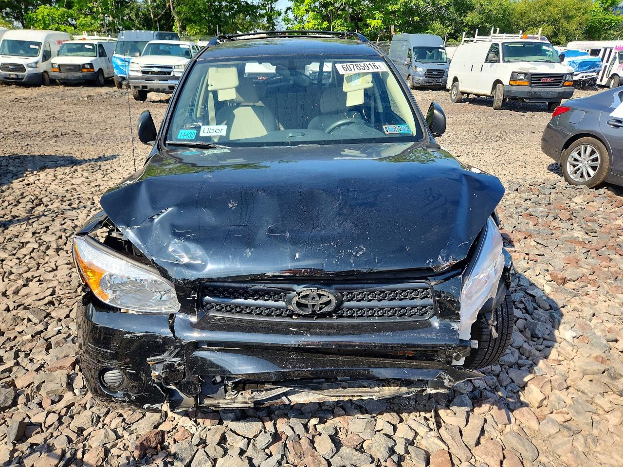 2008 Toyota Rav4 Base Black vin: JTMBD33V985169311
