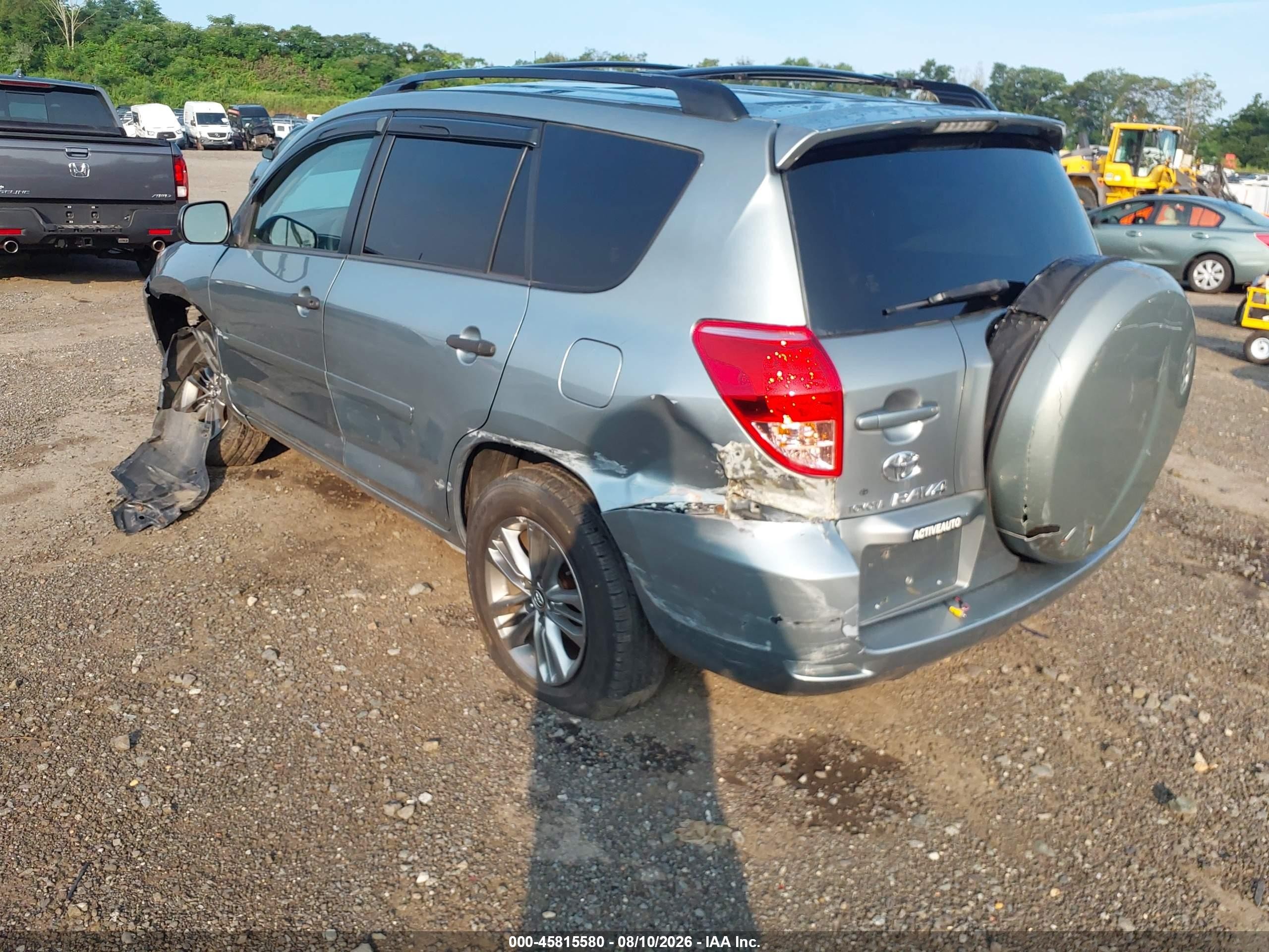 2008 Toyota Rav4 Green vin: JTMBD33V985175917