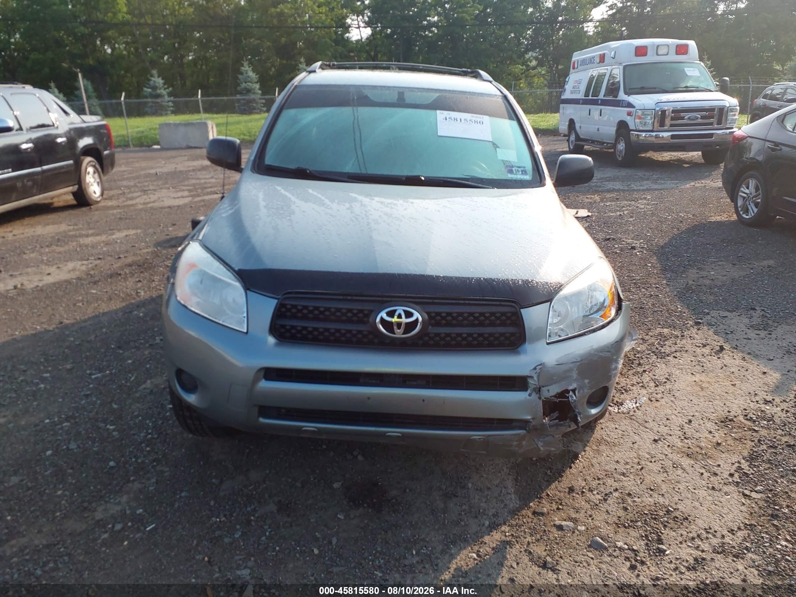 2008 Toyota Rav4 Green vin: JTMBD33V985175917