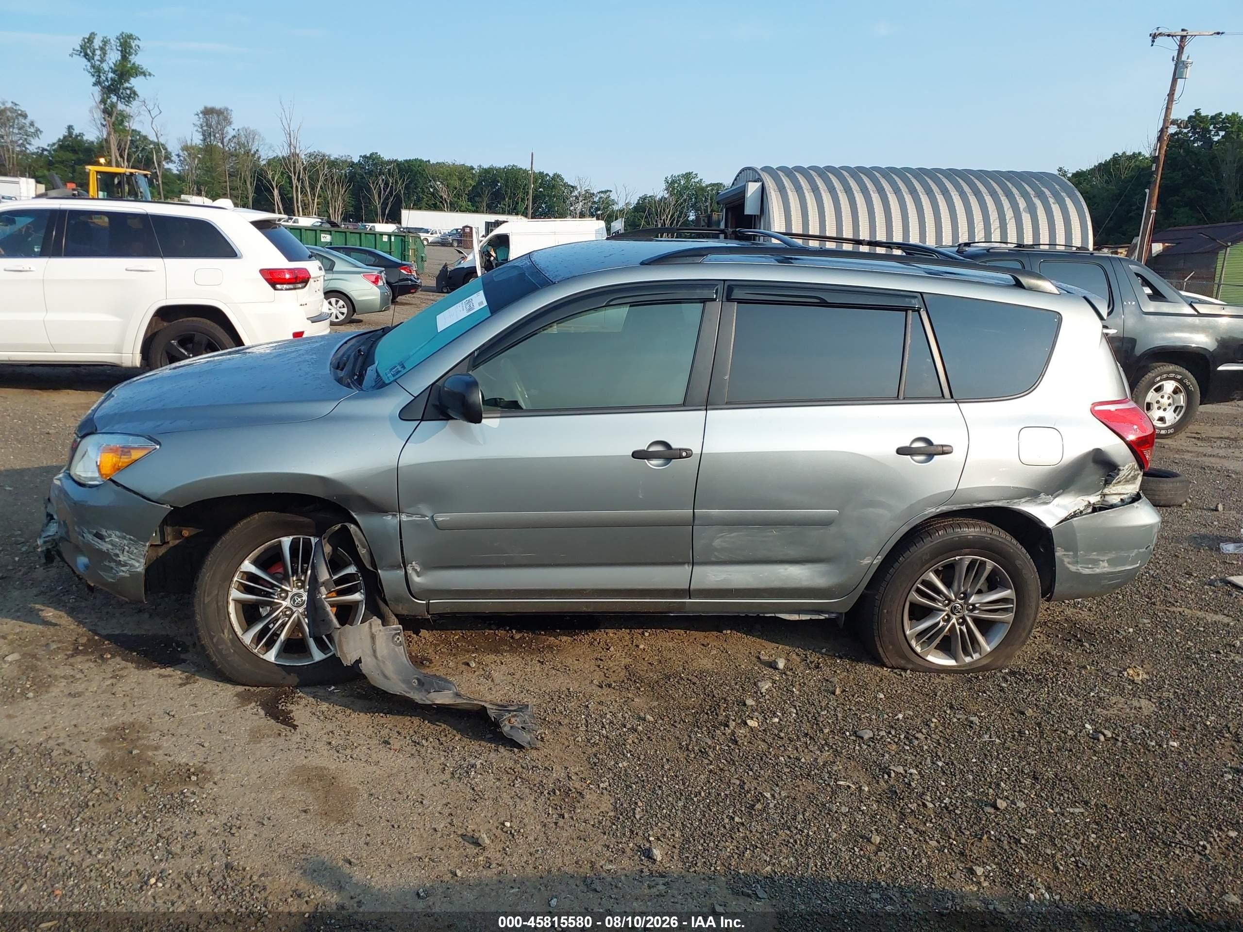 2008 Toyota Rav4 Green vin: JTMBD33V985175917