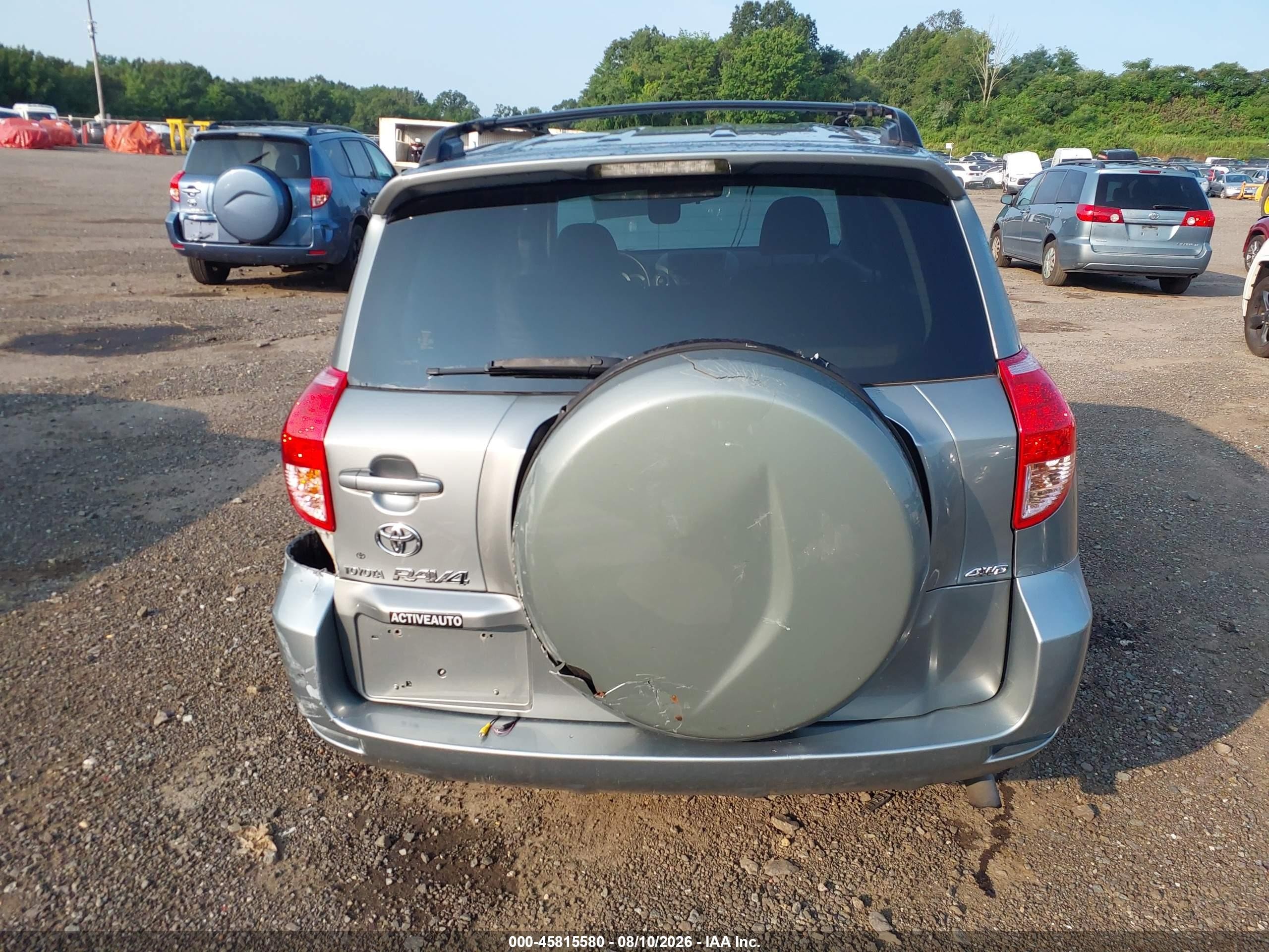 2008 Toyota Rav4 Green vin: JTMBD33V985175917