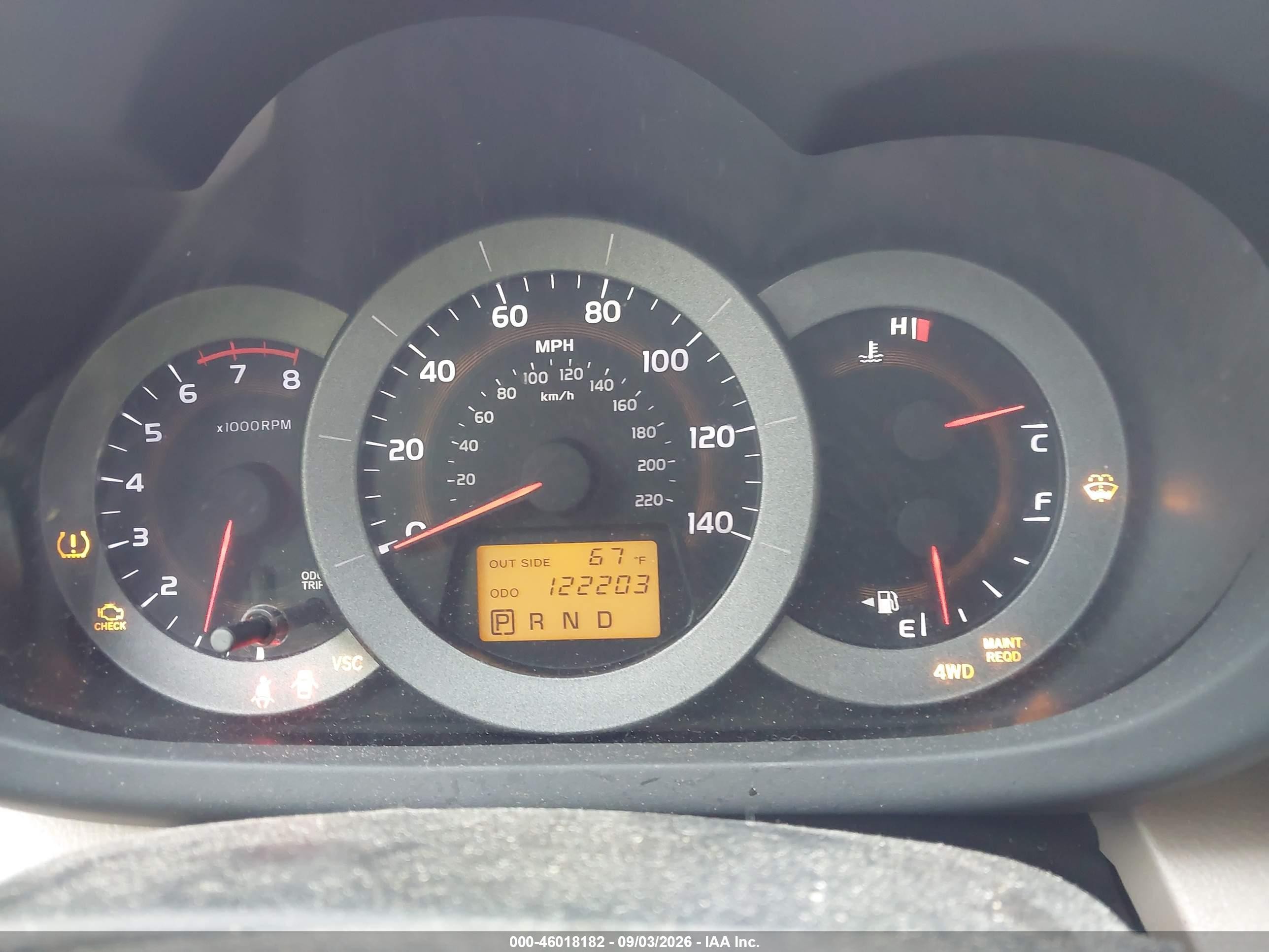 2008 Toyota Rav4   Gold vin: JTMBD33V985176968