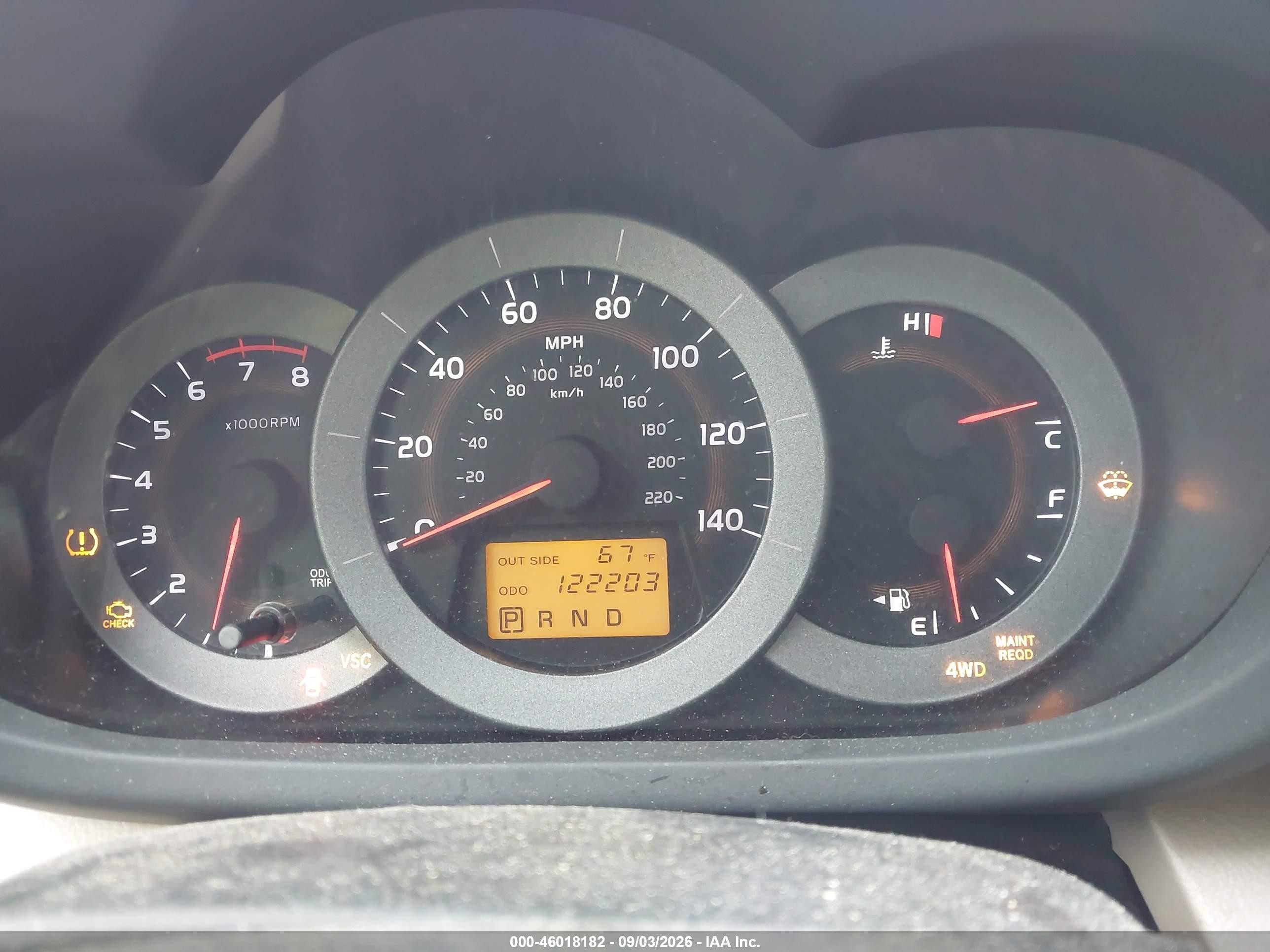 2008 Toyota Rav4   Gold vin: JTMBD33V985176968