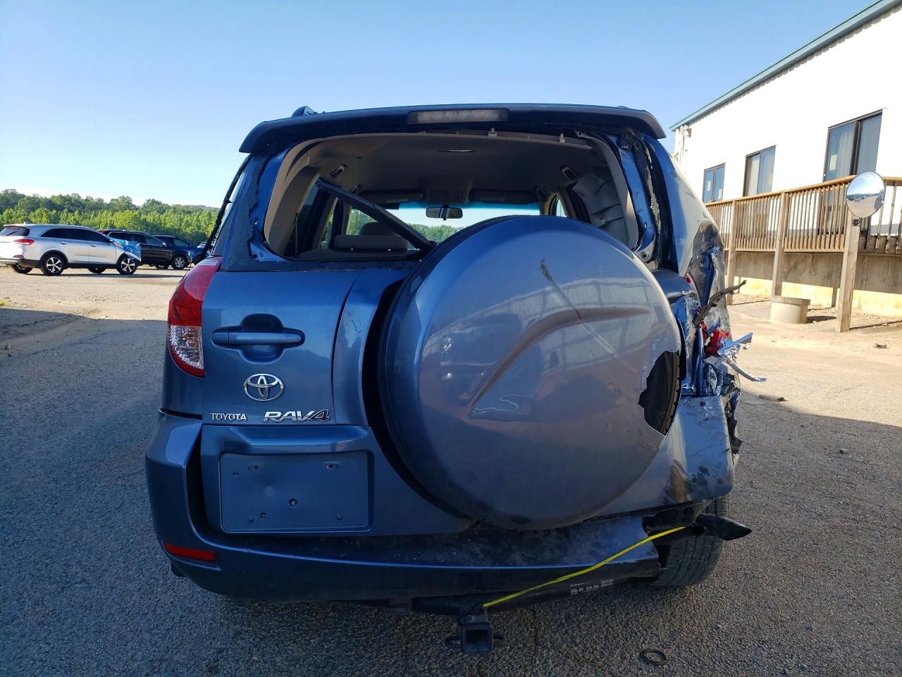 2008 Toyota Rav4 Base Blue vin: JTMBD33V986055545