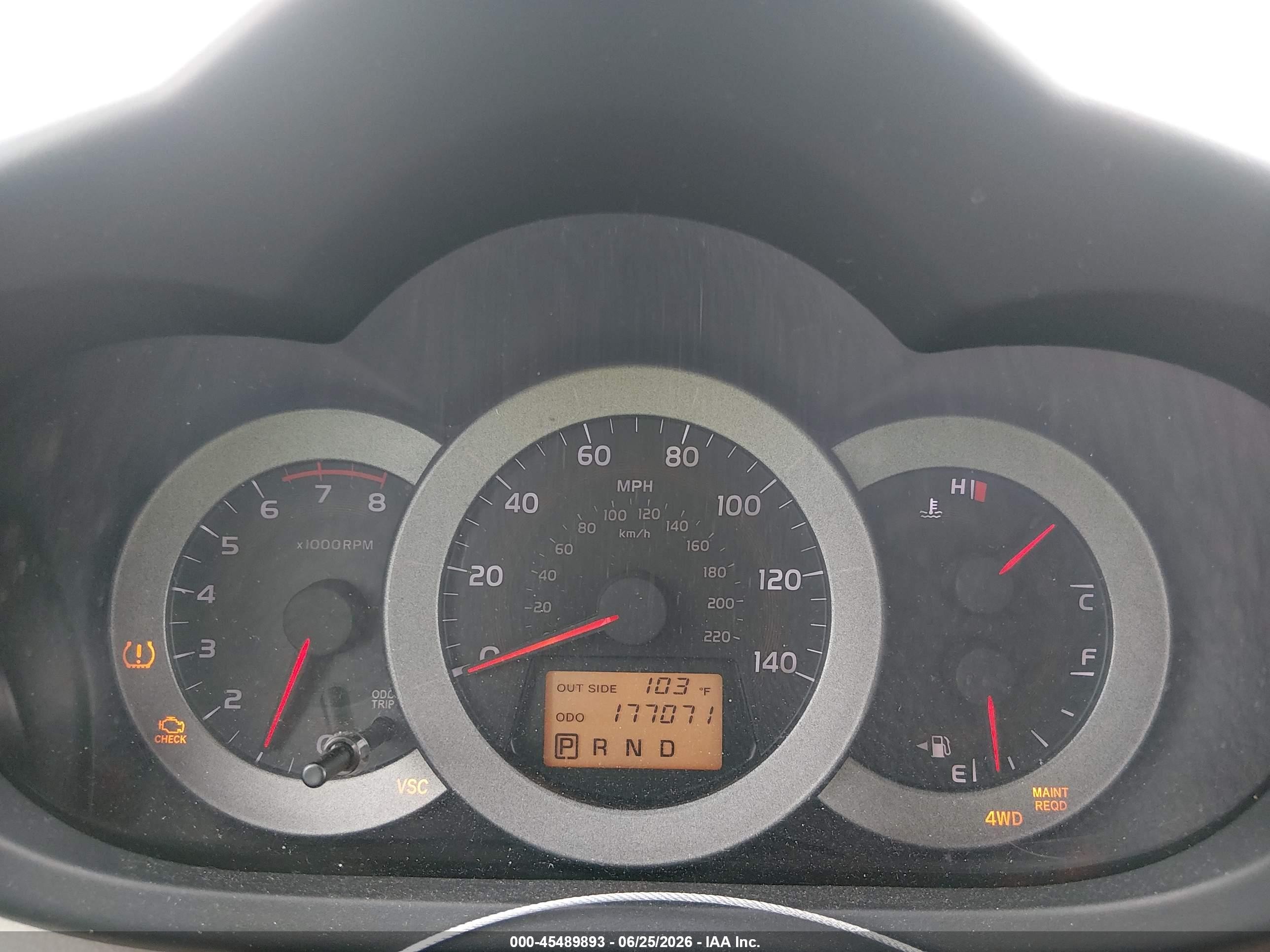 2008 Toyota Rav4   White vin: JTMBD33V986068506