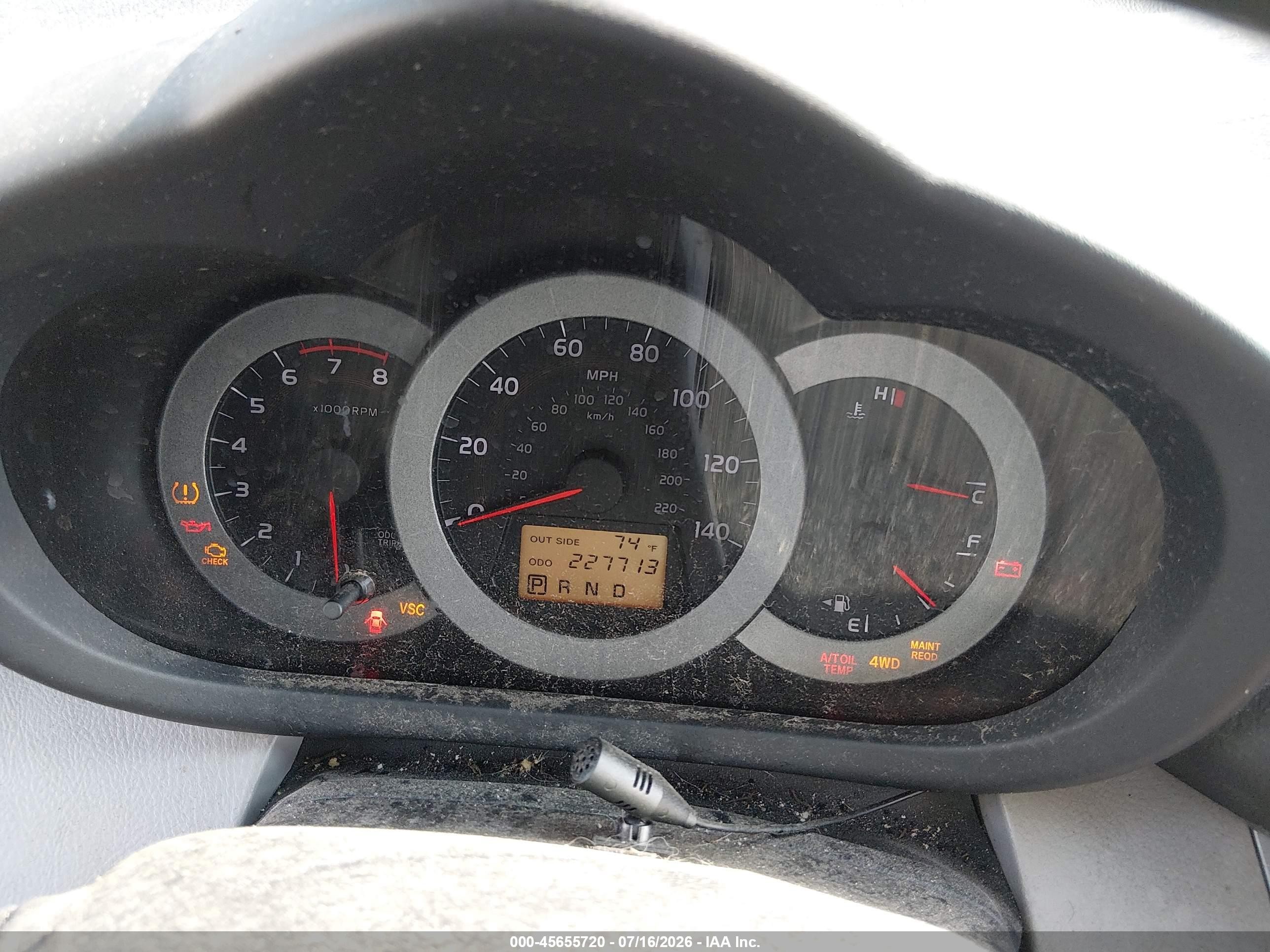 2008 Toyota Rav4   White vin: JTMBD33V986076654