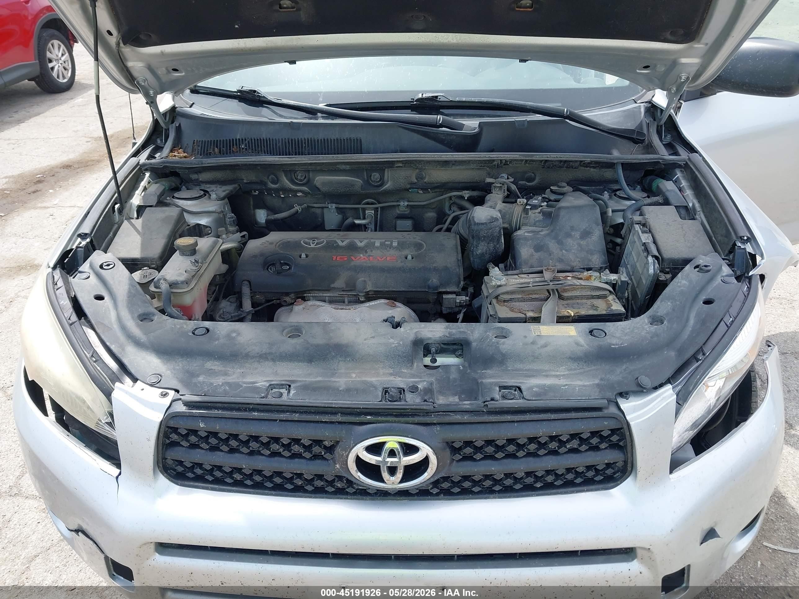 2008 Toyota Rav4   Silver vin: JTMBD33V986085838