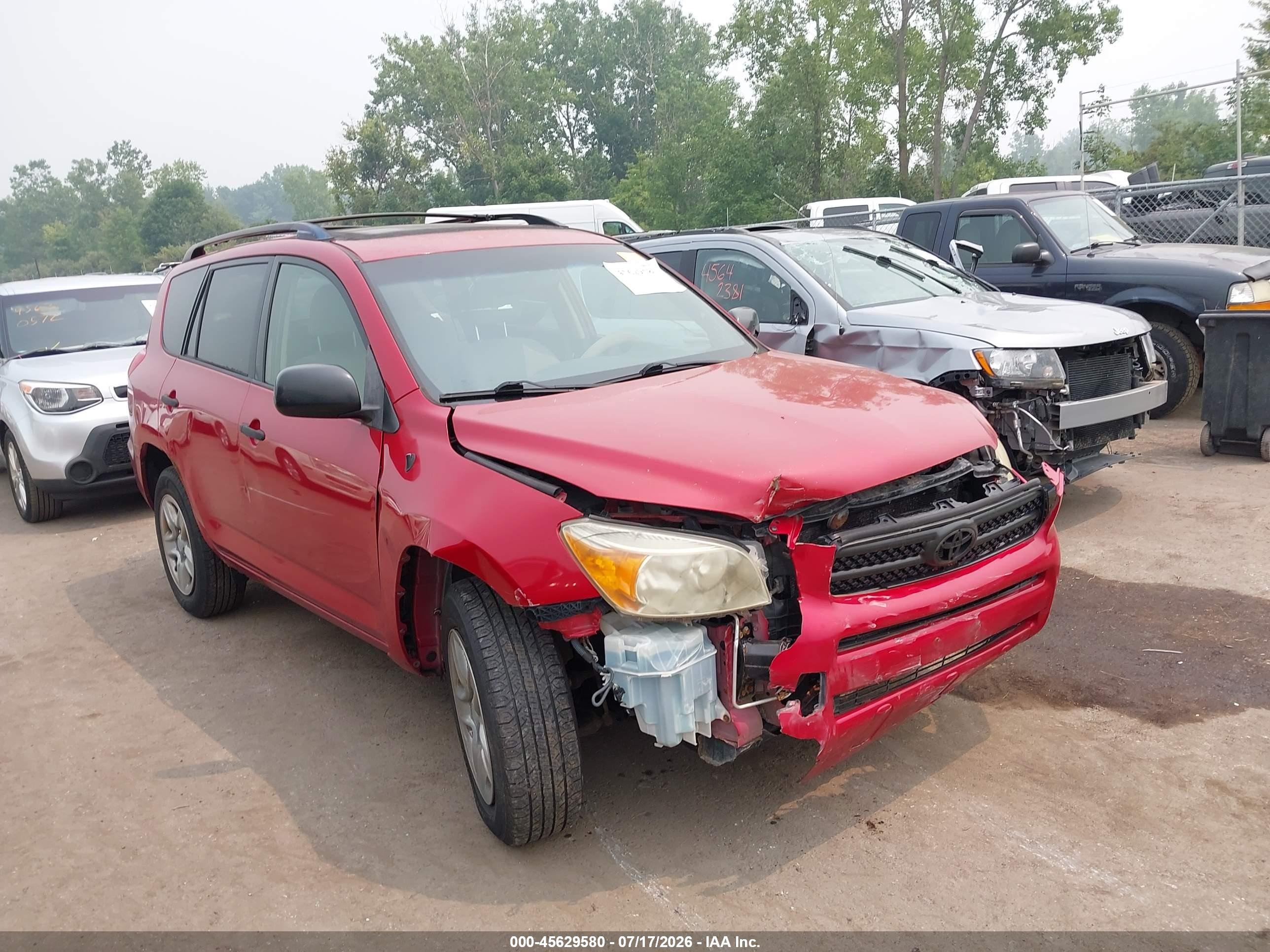 2006 Toyota Rav4   Красный vin: JTMBD33VX66020364