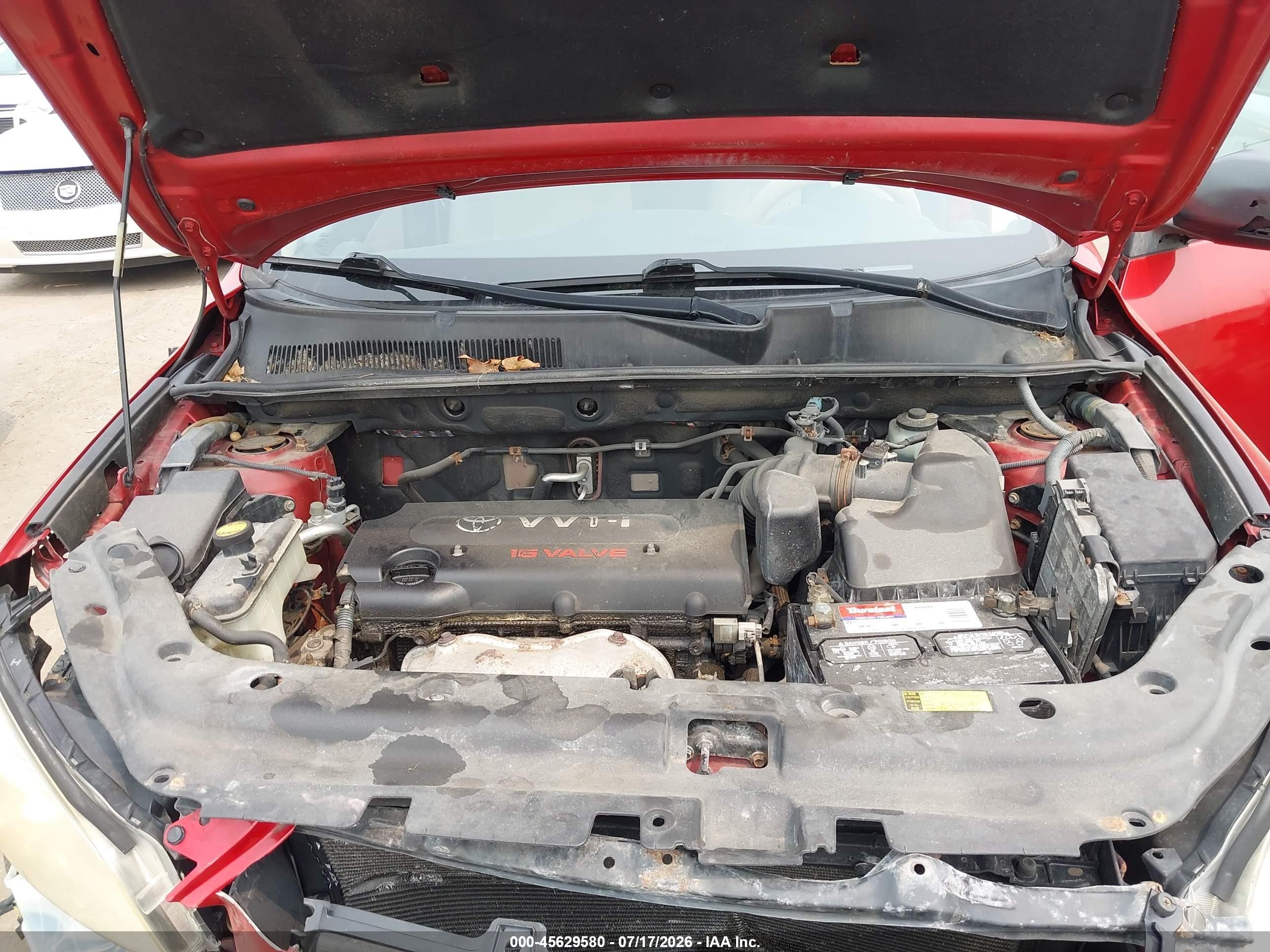 2006 Toyota Rav4   Красный vin: JTMBD33VX66020364