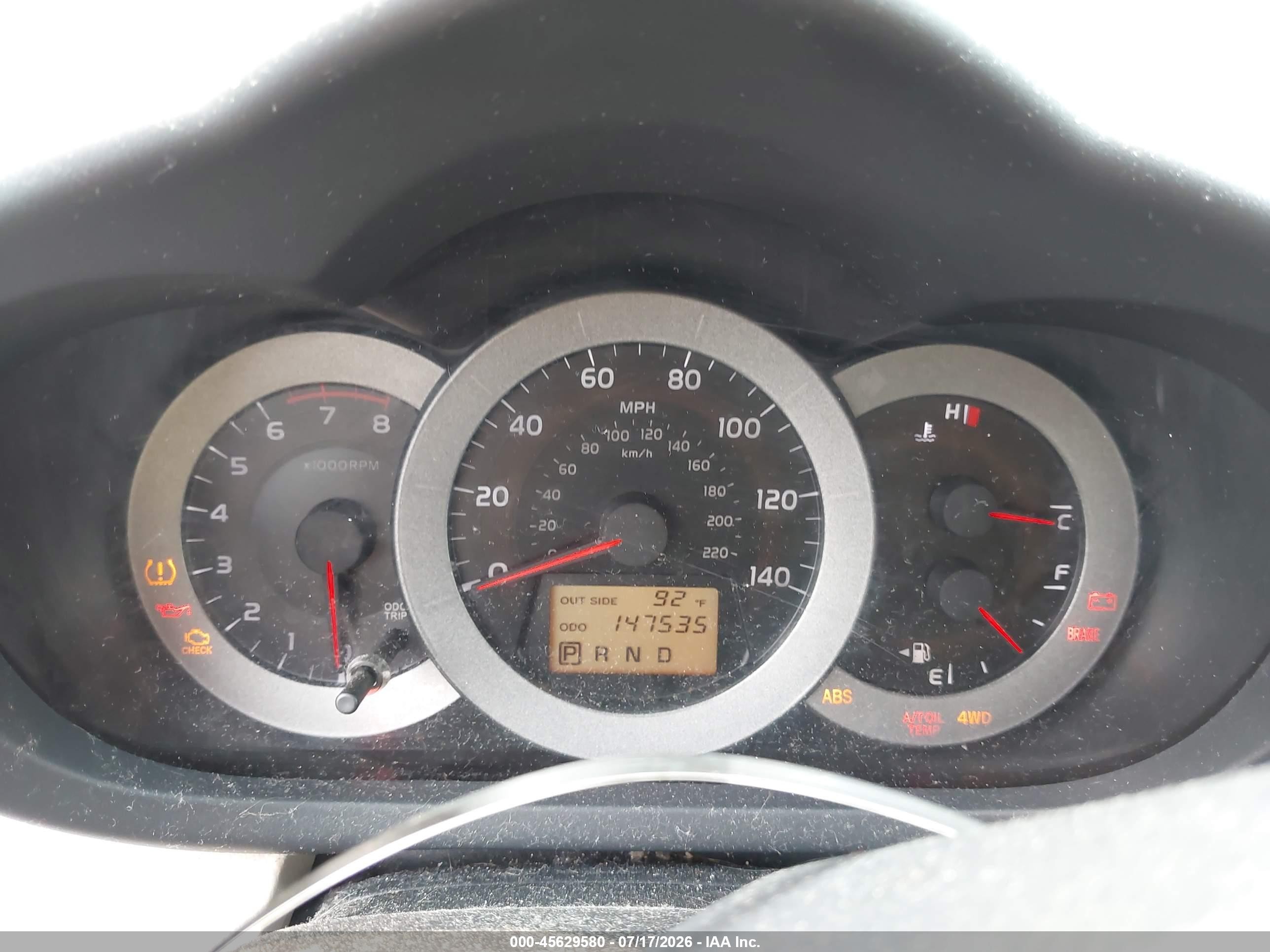 2006 Toyota Rav4   Красный vin: JTMBD33VX66020364