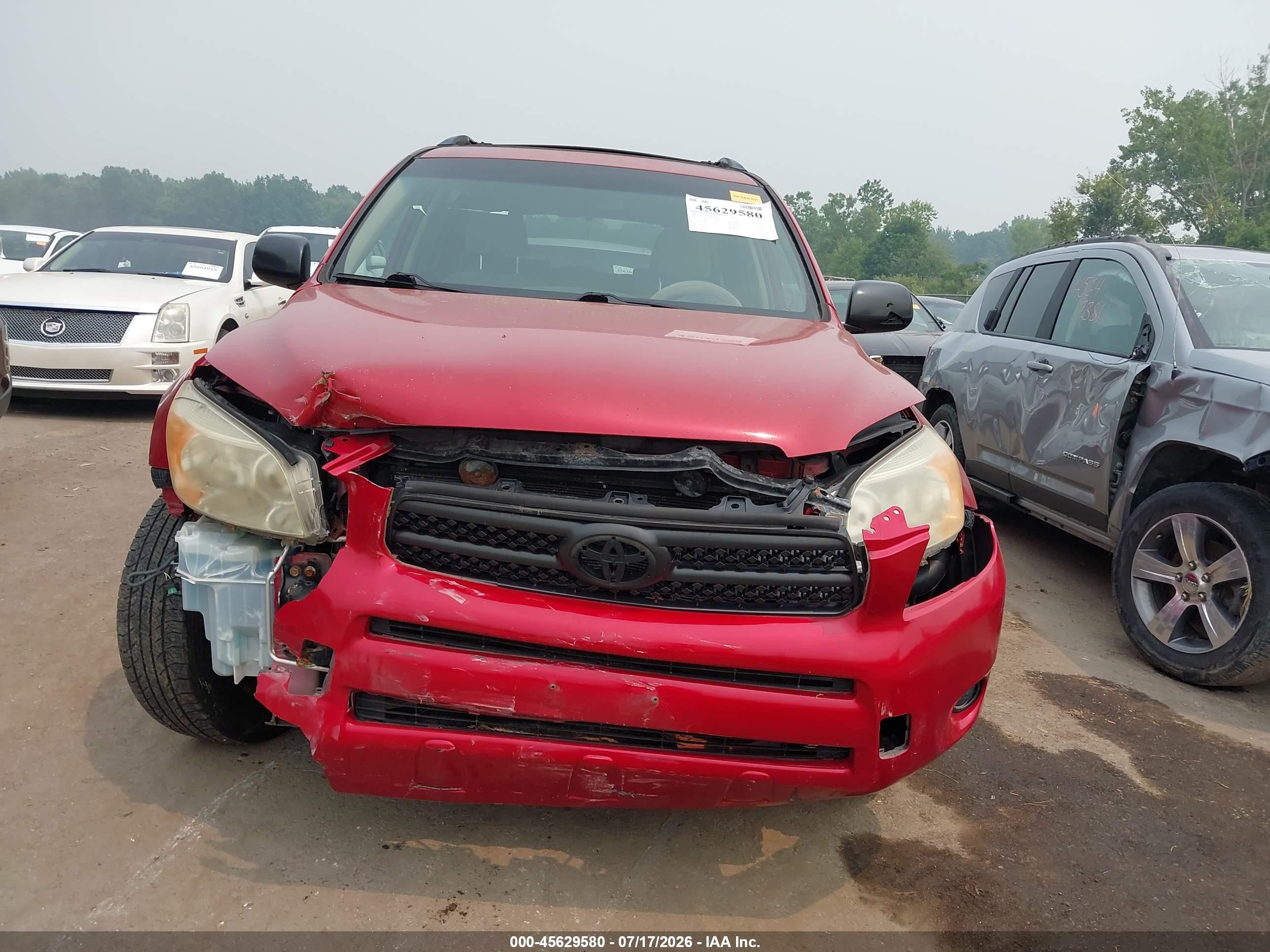 2006 Toyota Rav4   Красный vin: JTMBD33VX66020364