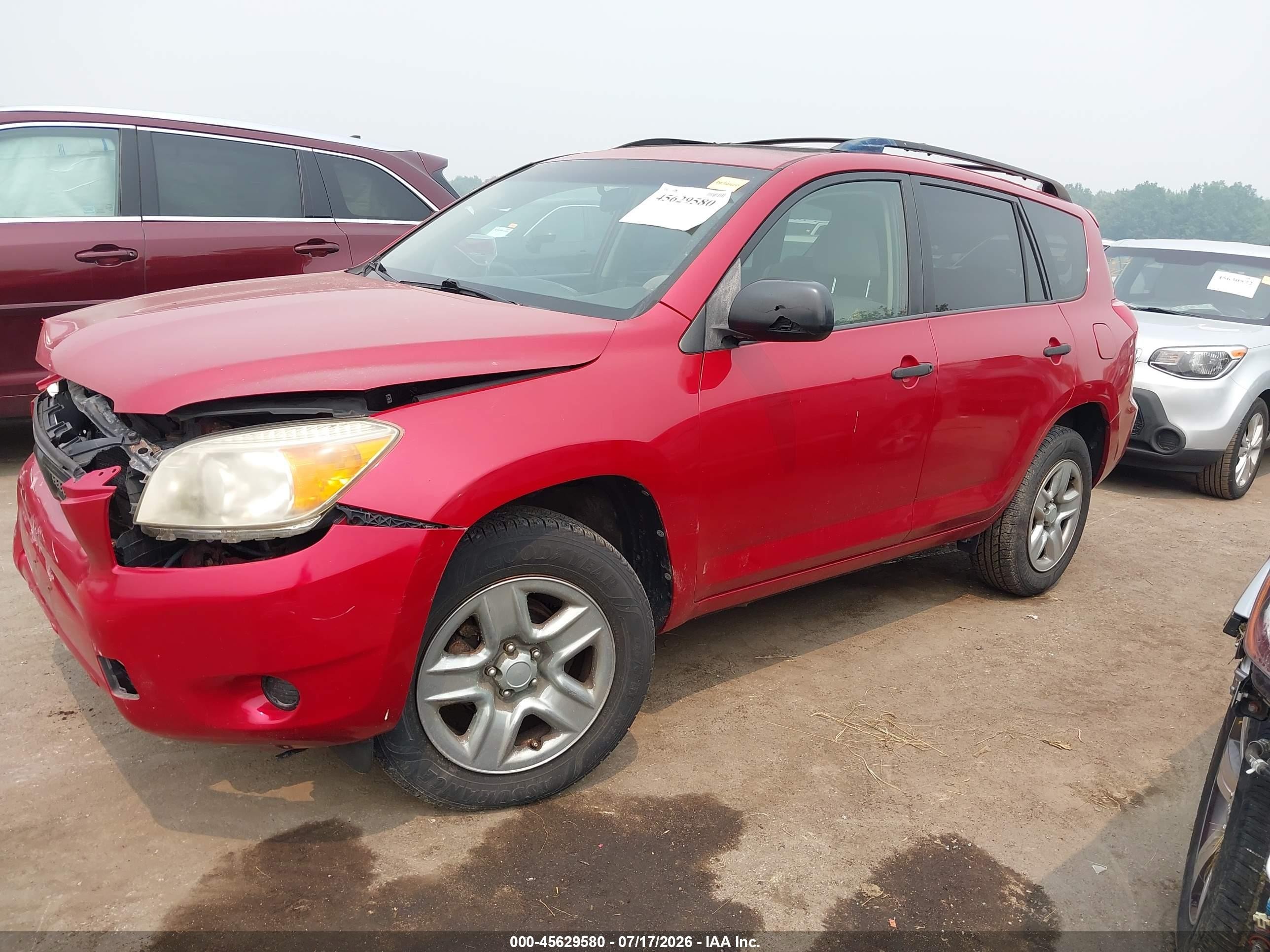 2006 Toyota Rav4   Красный vin: JTMBD33VX66020364