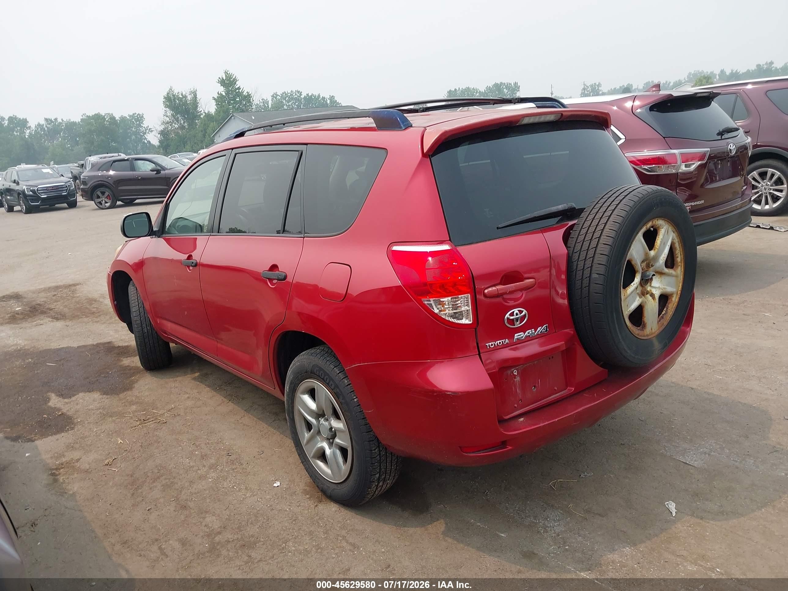 2006 Toyota Rav4   Красный vin: JTMBD33VX66020364