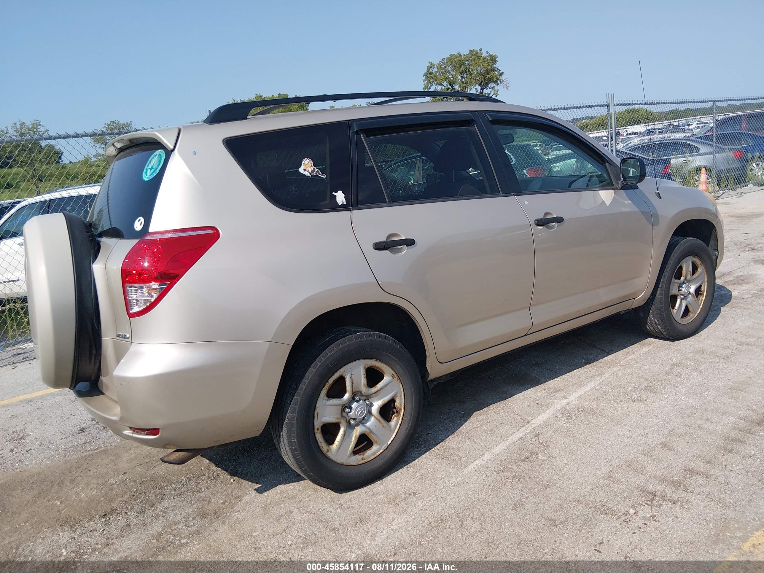 2007 Toyota Rav4   Silver vin: JTMBD33VX75108757