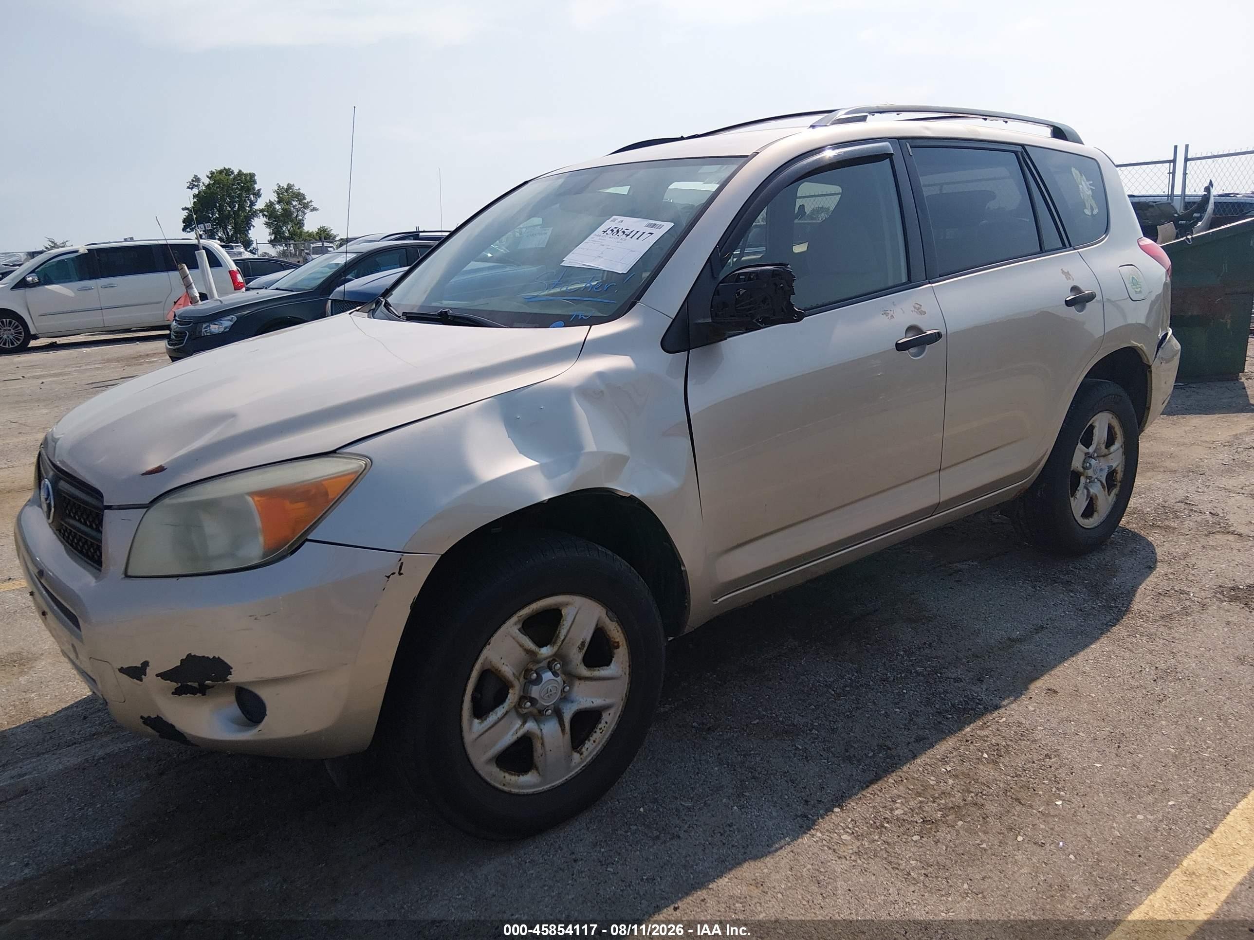 2007 Toyota Rav4   Silver vin: JTMBD33VX75108757