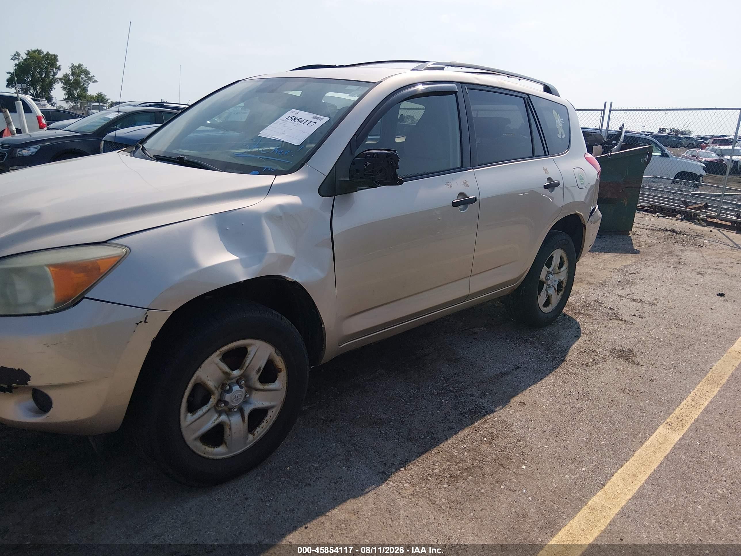 2007 Toyota Rav4   Silver vin: JTMBD33VX75108757