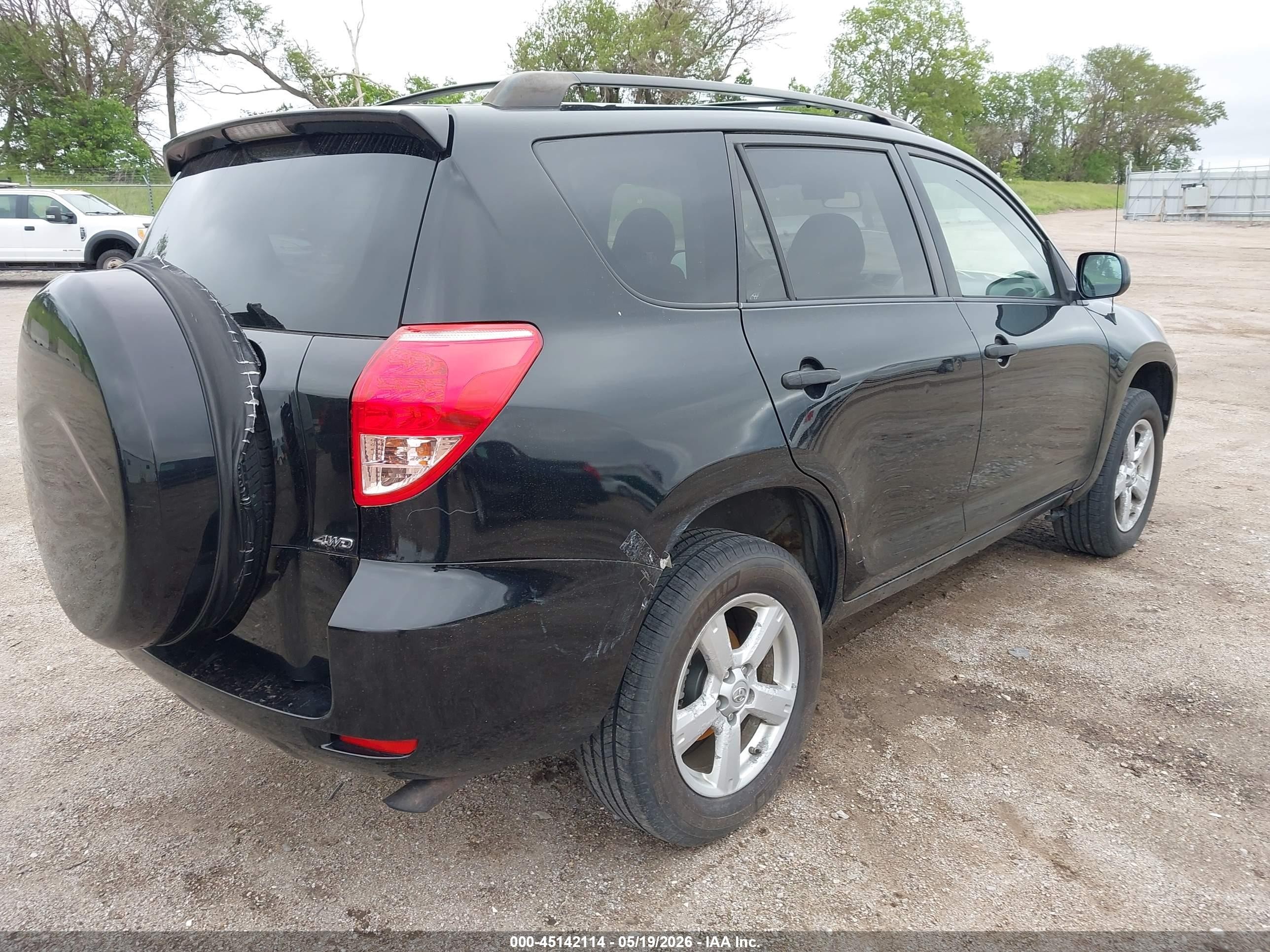 2007 Toyota Rav4   Black vin: JTMBD33VX76024769