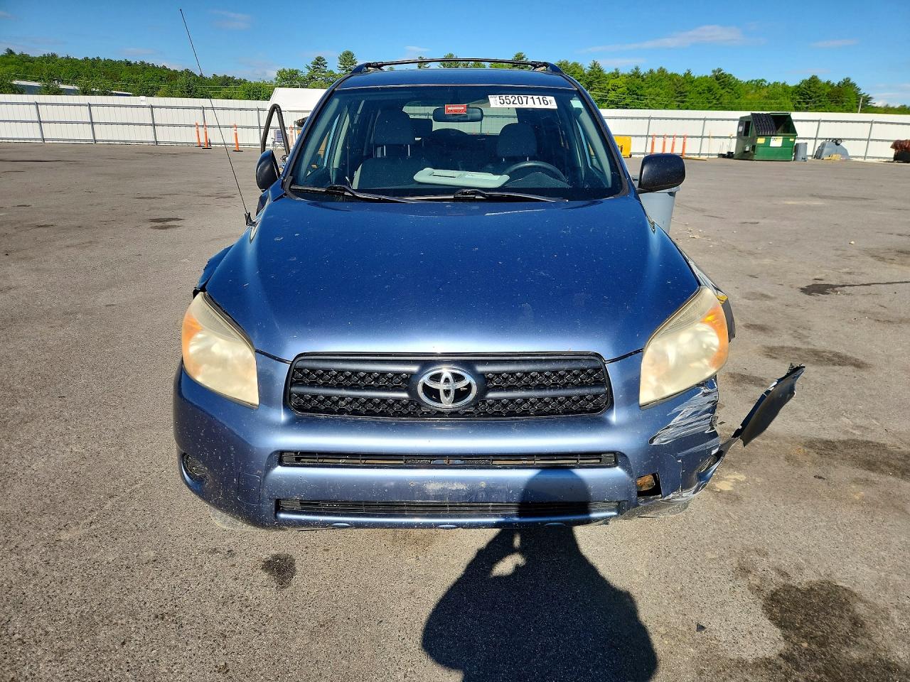 2007 Toyota Rav4 Base Blue vin: JTMBD33VX76034685