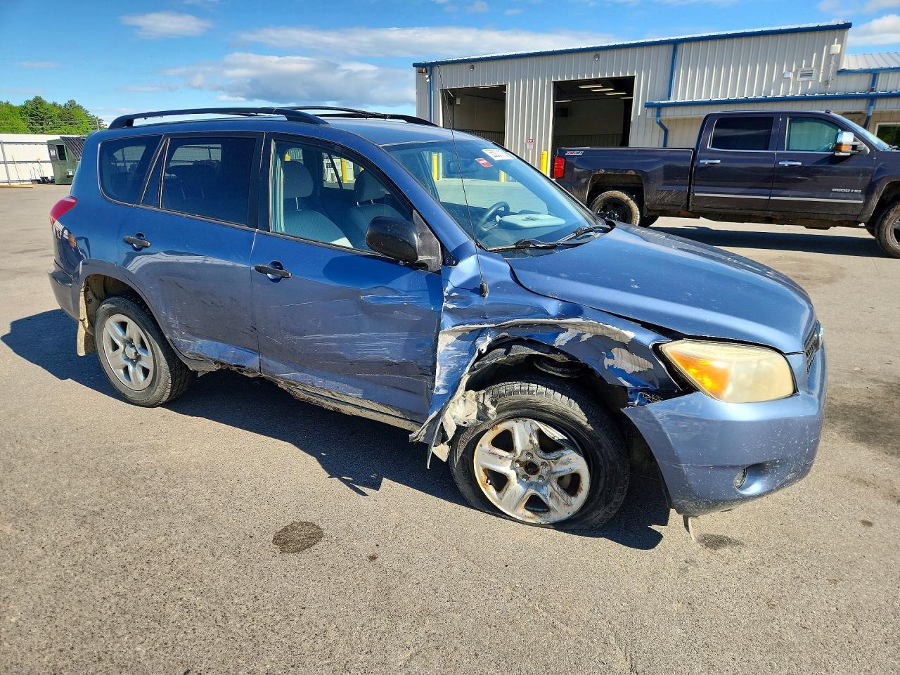 2007 Toyota Rav4 Base Blue vin: JTMBD33VX76034685