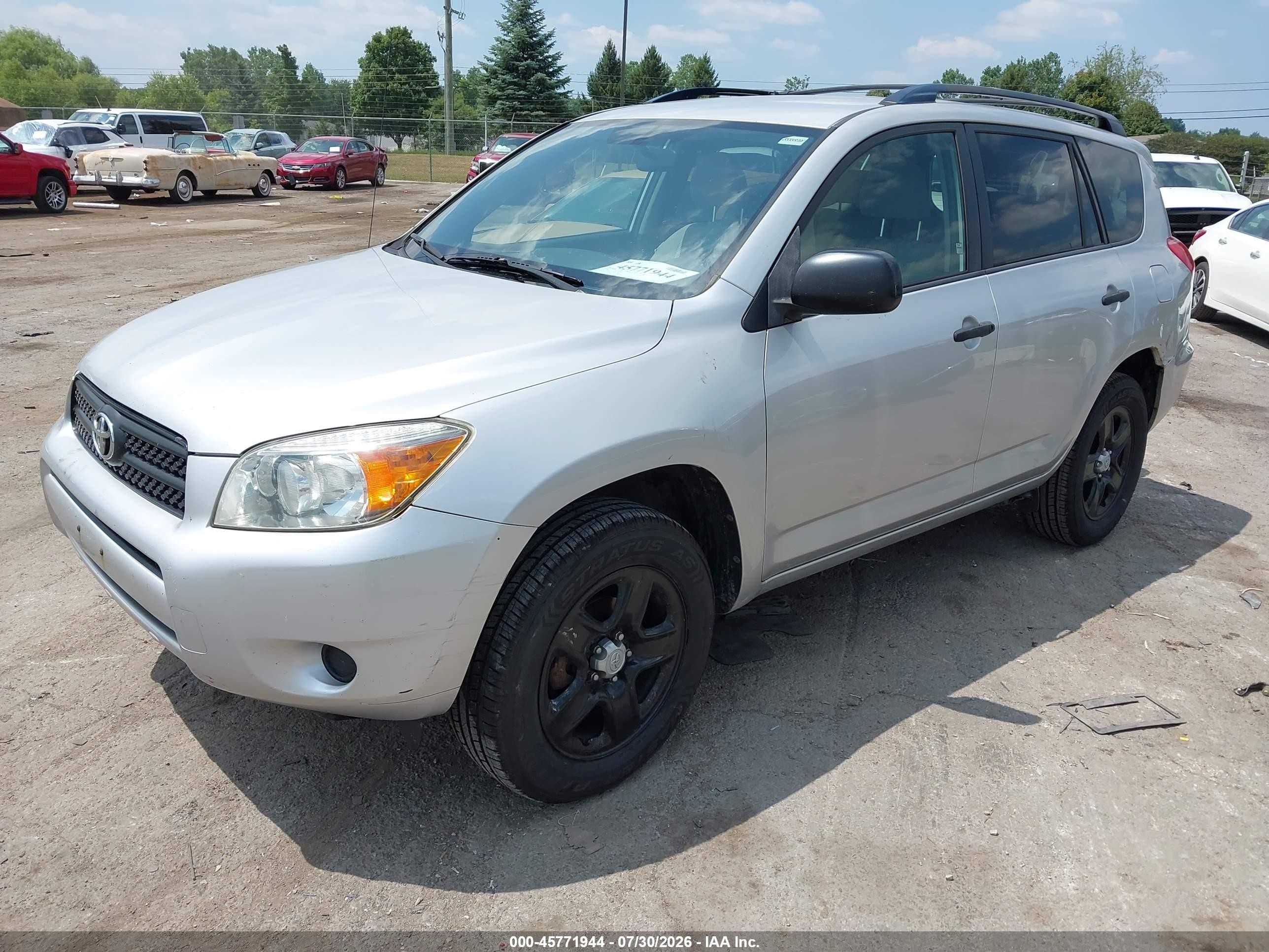 2008 Toyota Rav4   Silver vin: JTMBD33VX85163694