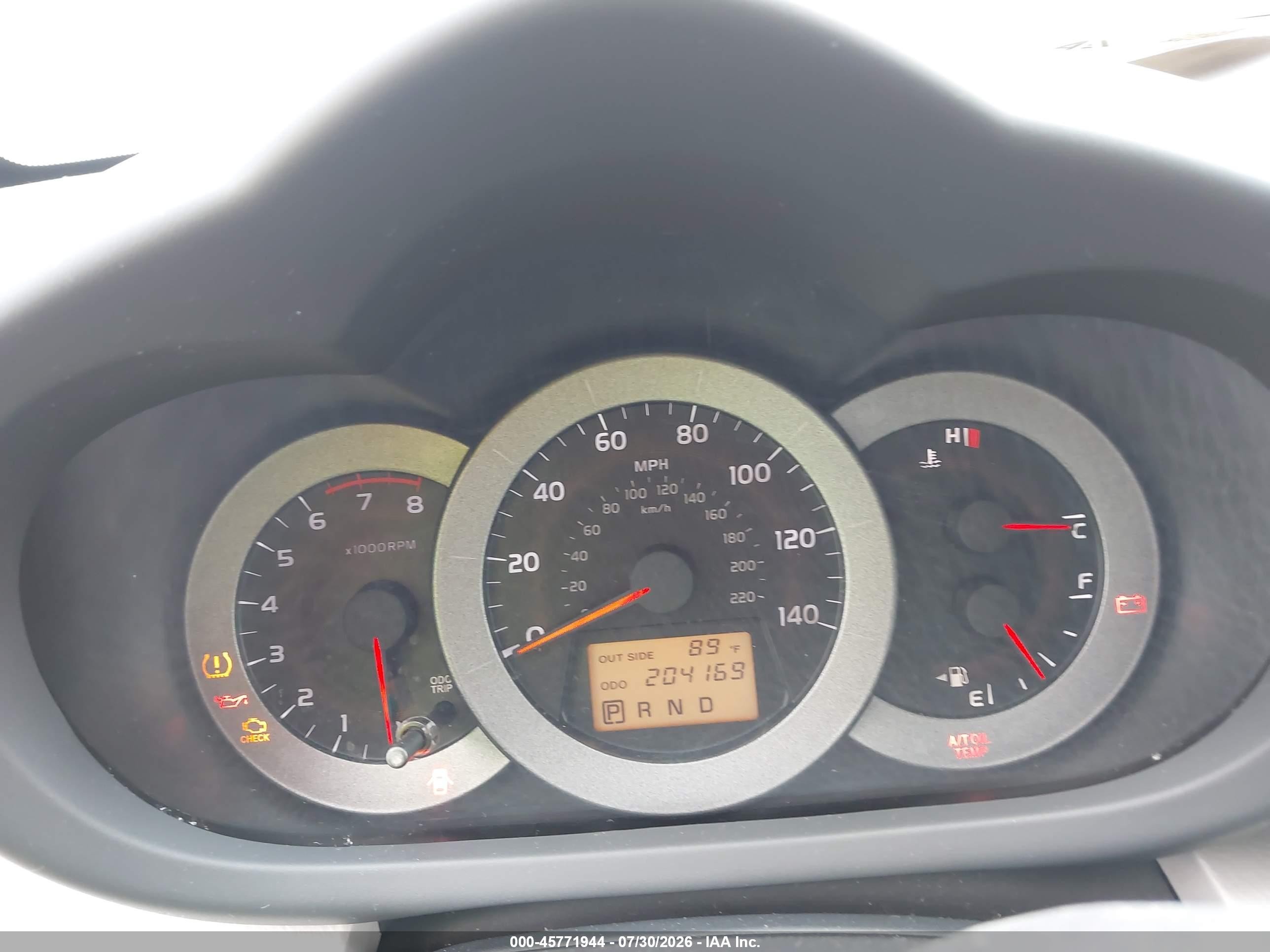 2008 Toyota Rav4   Silver vin: JTMBD33VX85163694