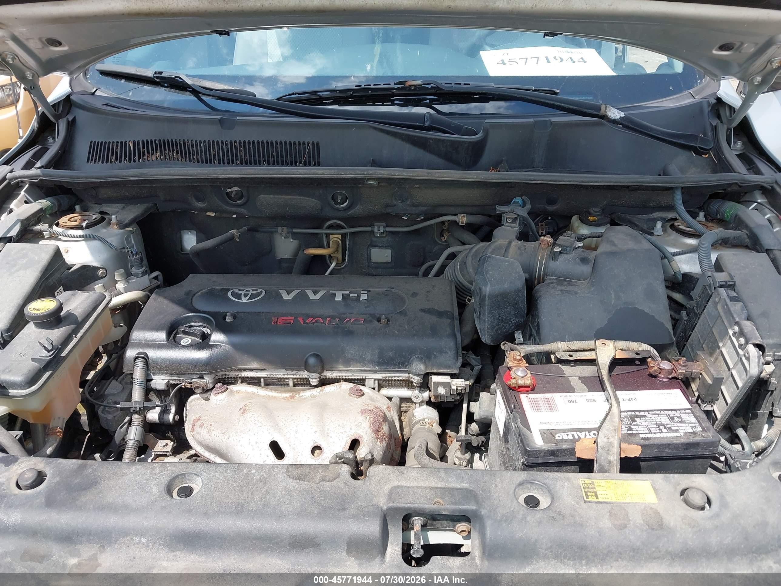 2008 Toyota Rav4   Silver vin: JTMBD33VX85163694