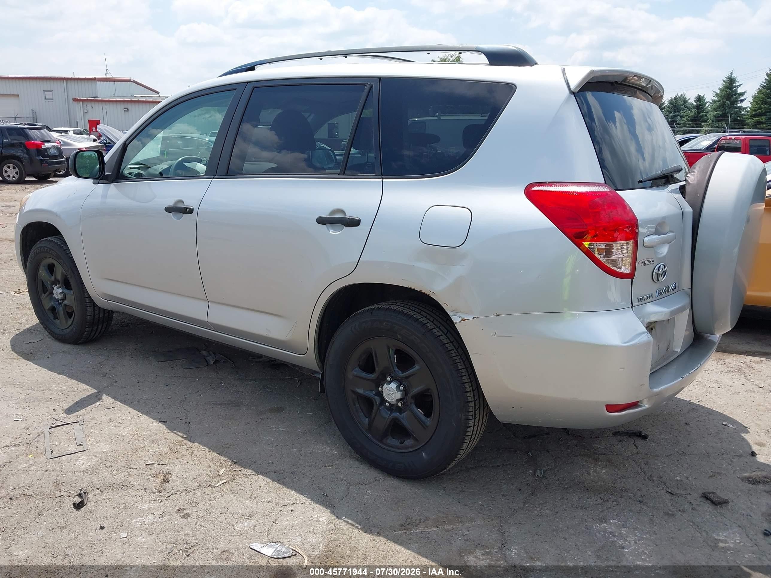 2008 Toyota Rav4   Silver vin: JTMBD33VX85163694