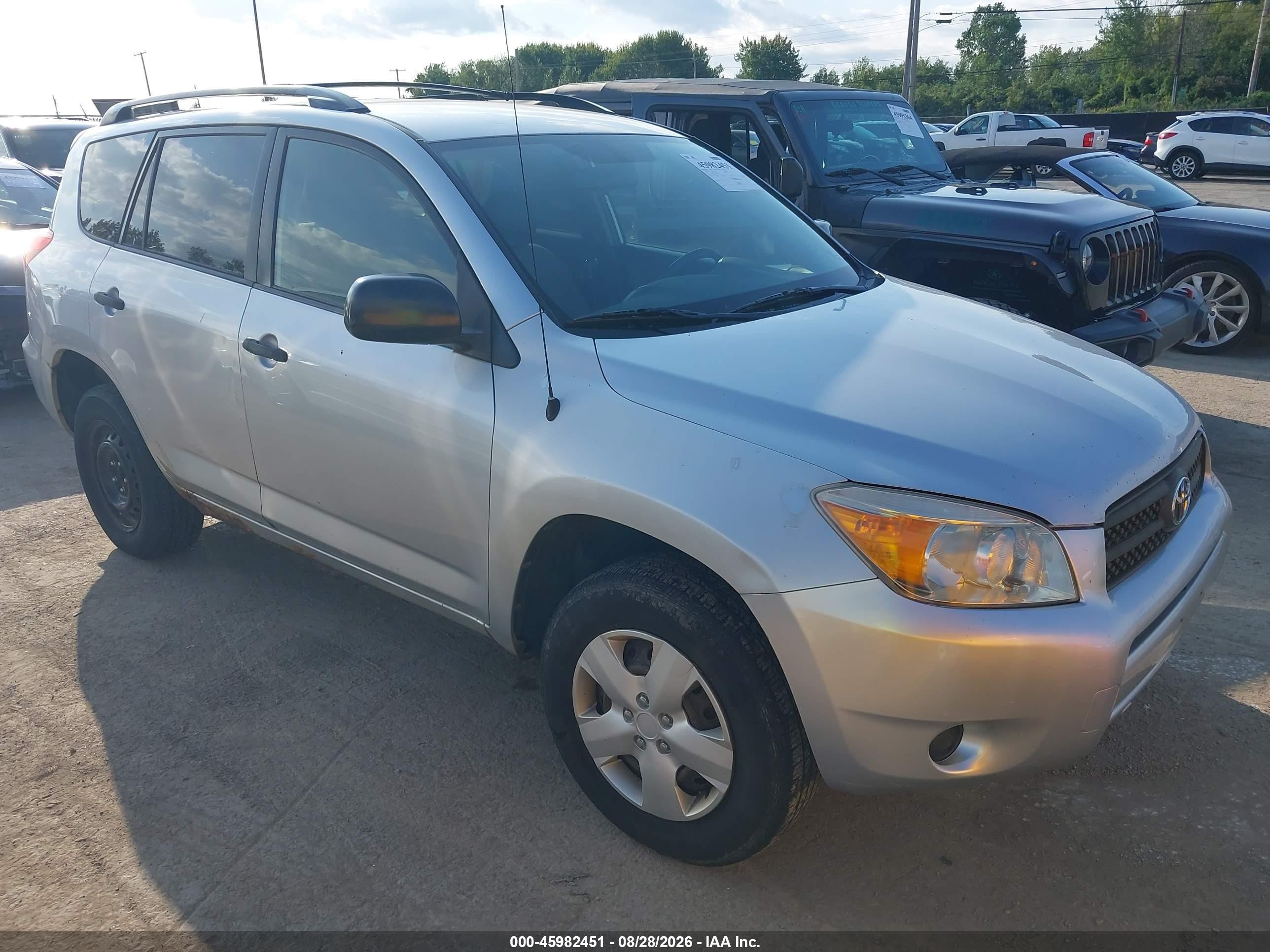 2008 Toyota Rav4   Gray vin: JTMBD33VX86059622