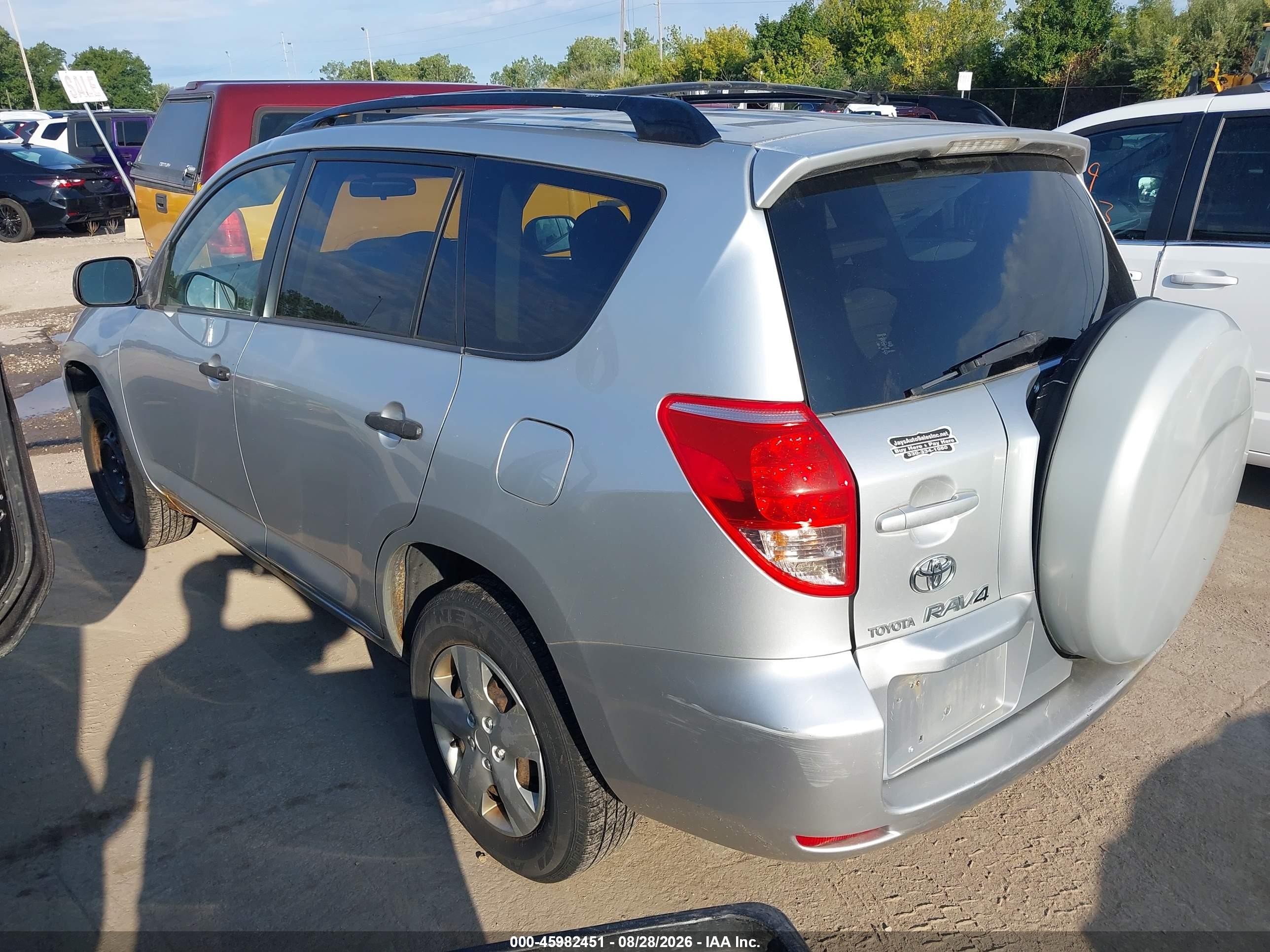 2008 Toyota Rav4   Gray vin: JTMBD33VX86059622