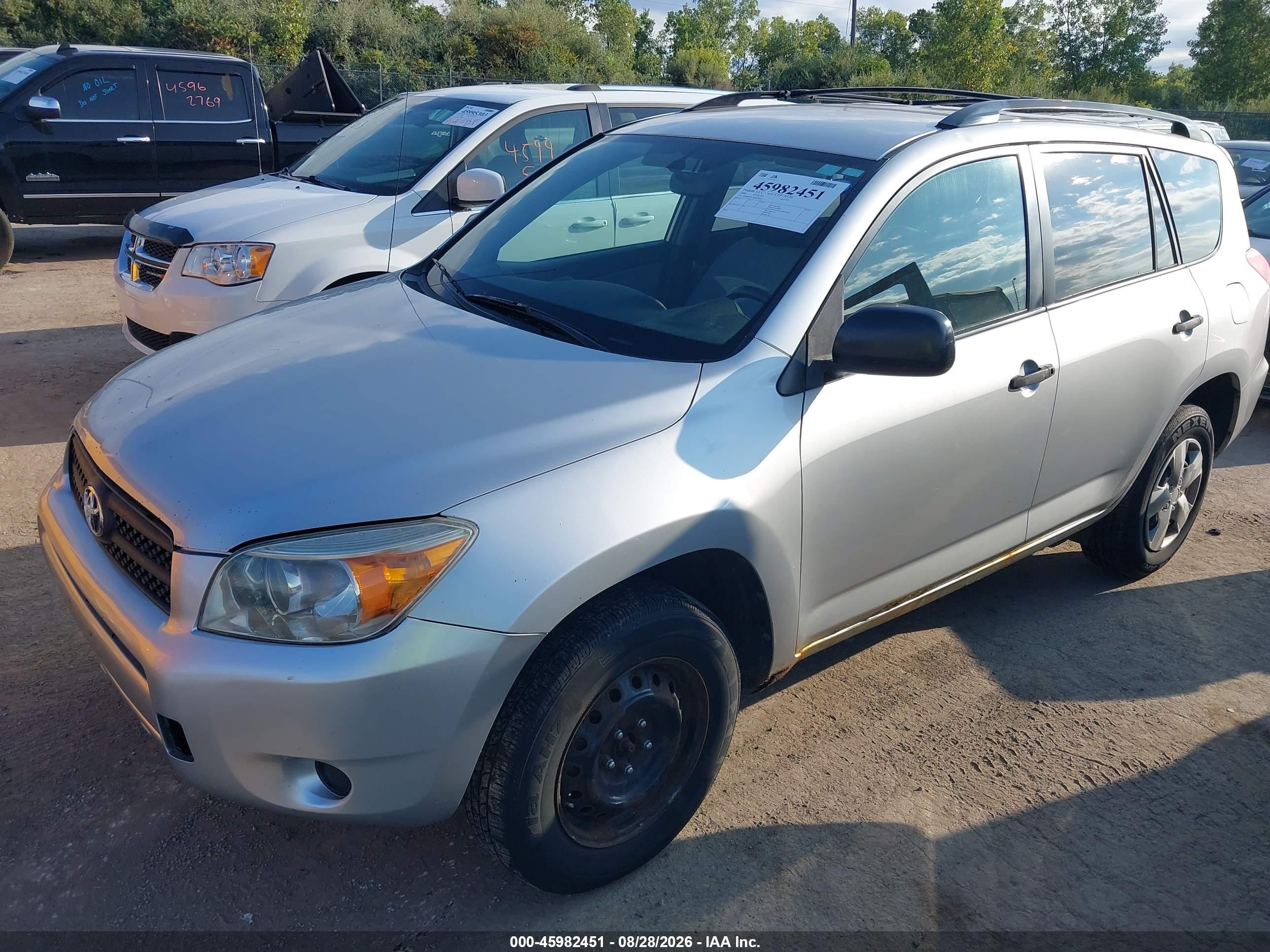 2008 Toyota Rav4   Gray vin: JTMBD33VX86059622