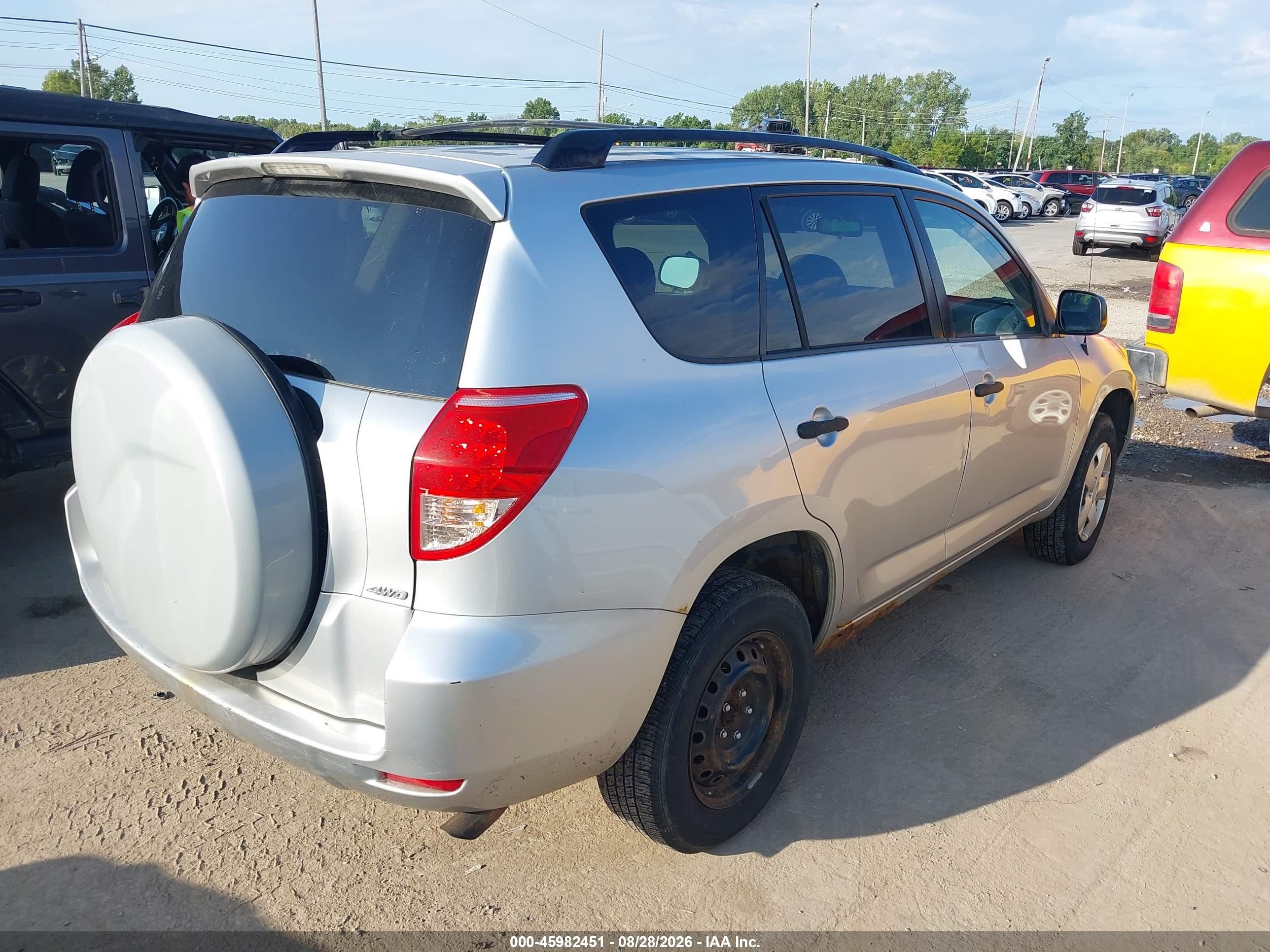 2008 Toyota Rav4   Gray vin: JTMBD33VX86059622