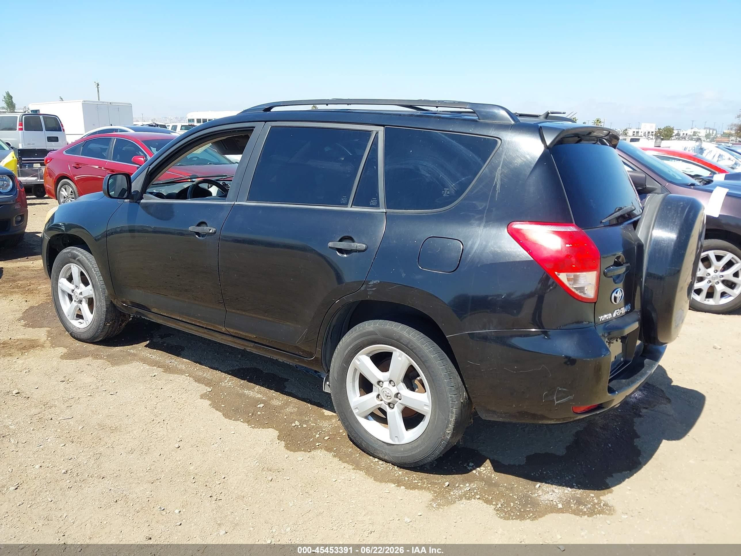 2008 Toyota Rav4 Black vin: JTMBD33VX86067297