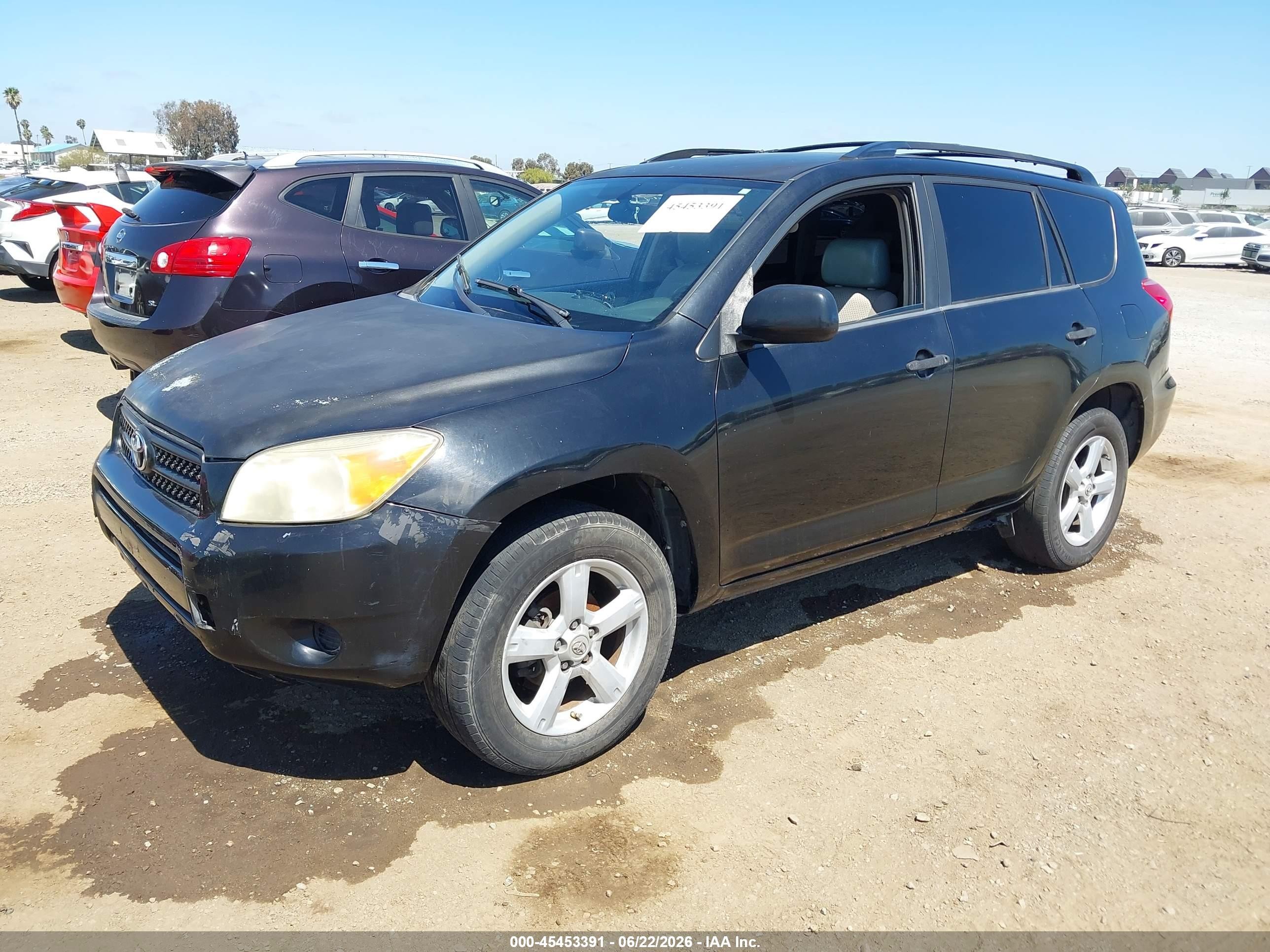 2008 Toyota Rav4 Black vin: JTMBD33VX86067297