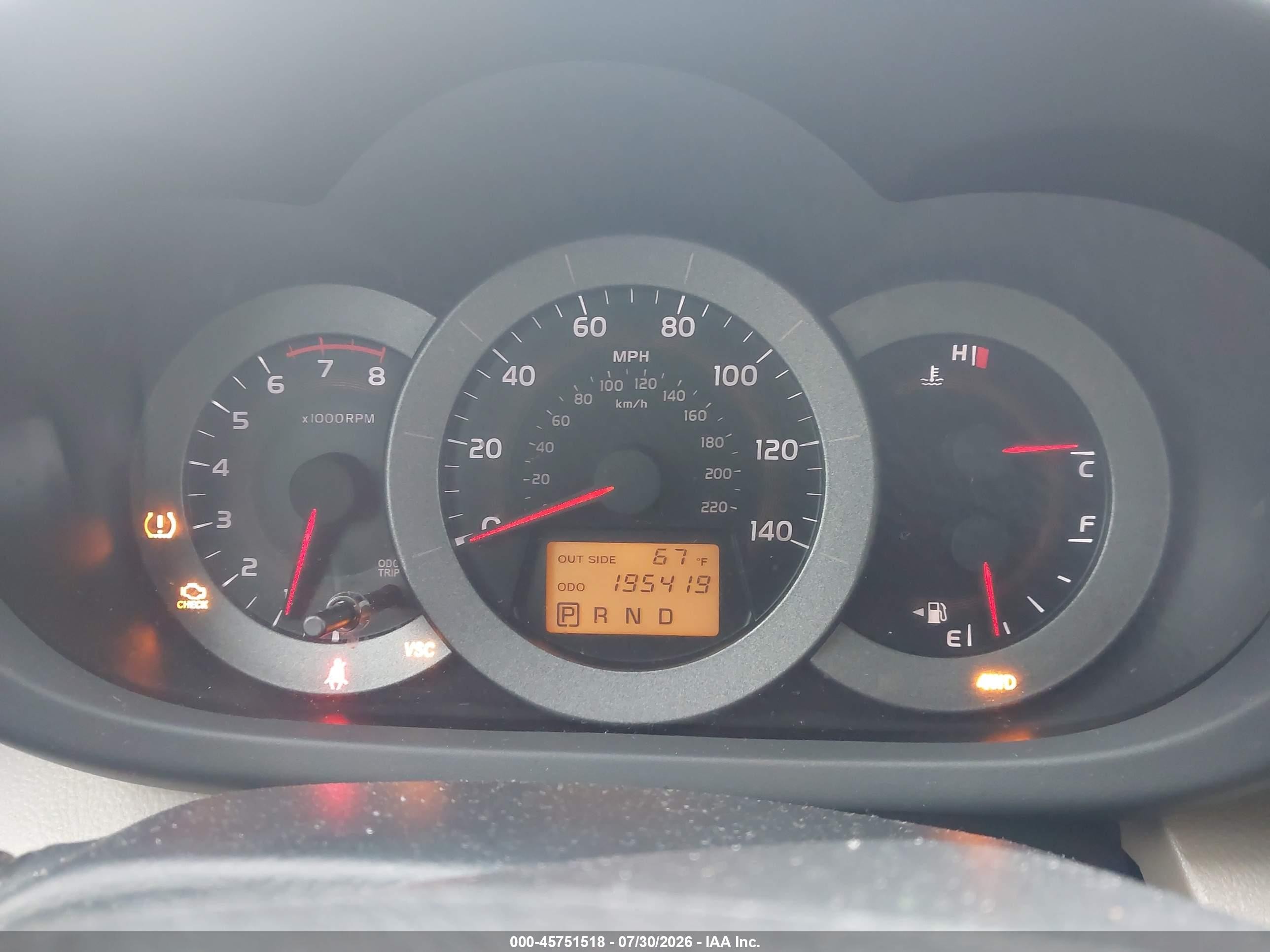 2008 Toyota Rav4   Light Blue vin: JTMBD33VX86085282