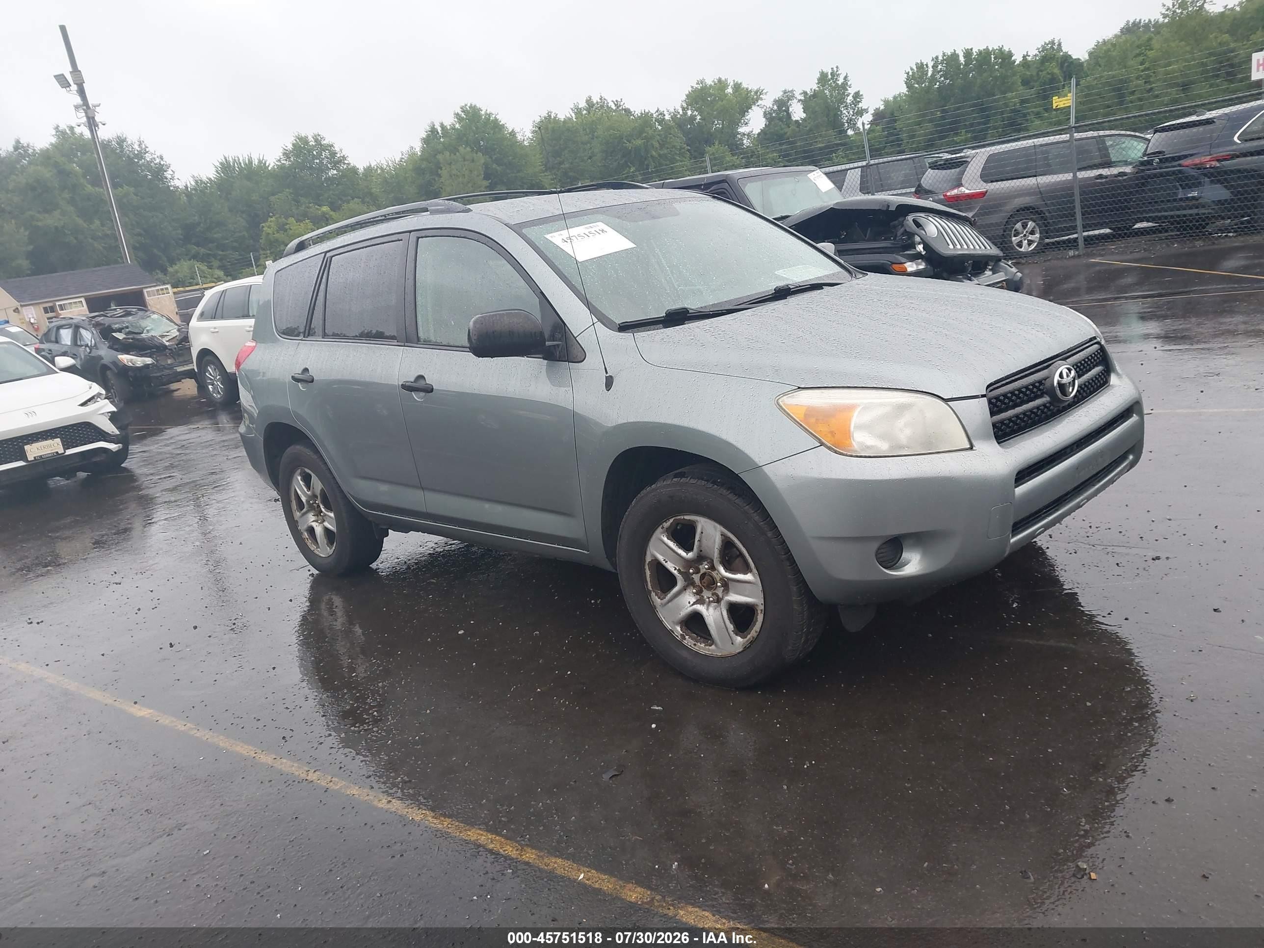 2008 Toyota Rav4   Light Blue vin: JTMBD33VX86085282