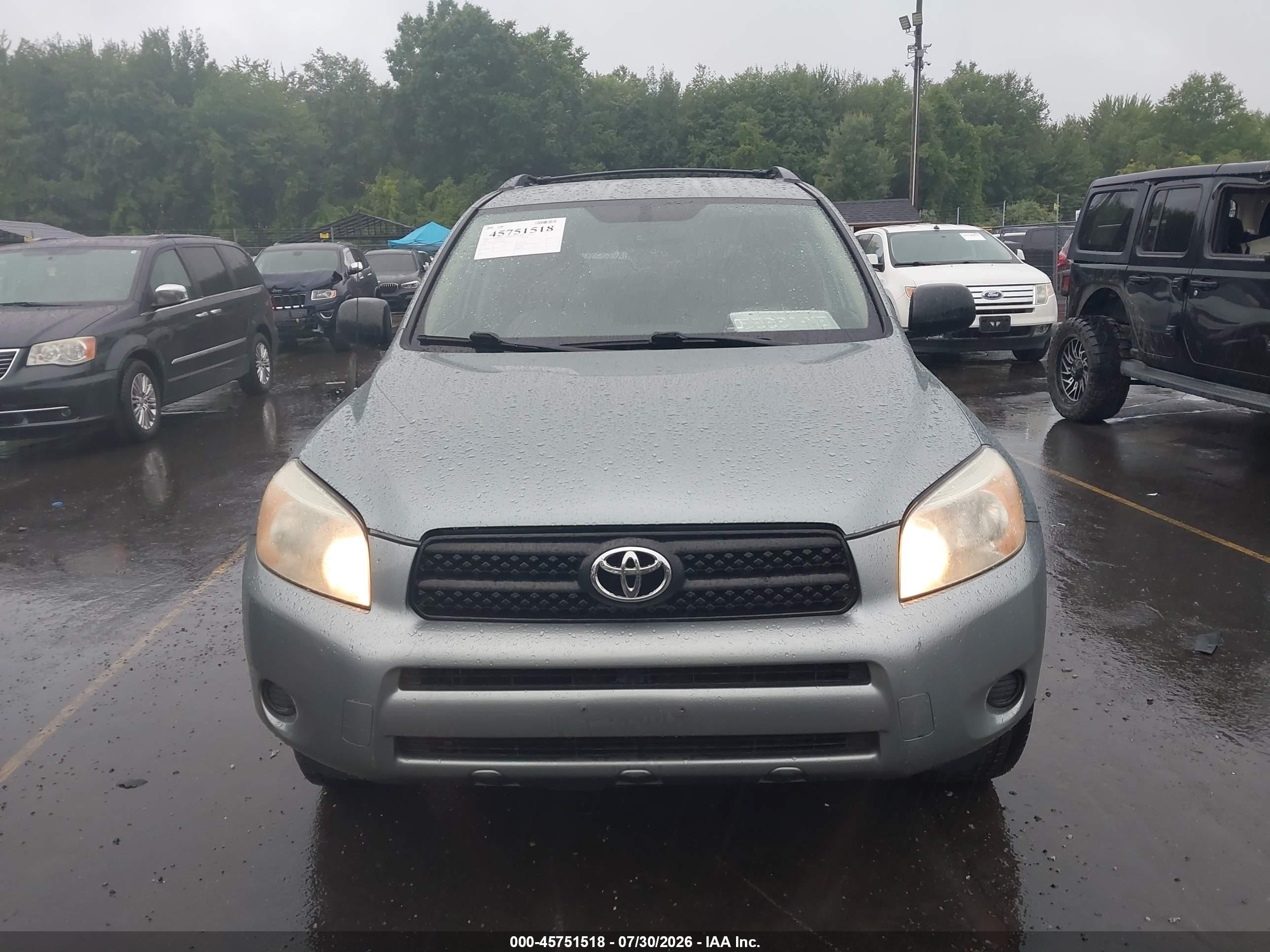 2008 Toyota Rav4   Light Blue vin: JTMBD33VX86085282