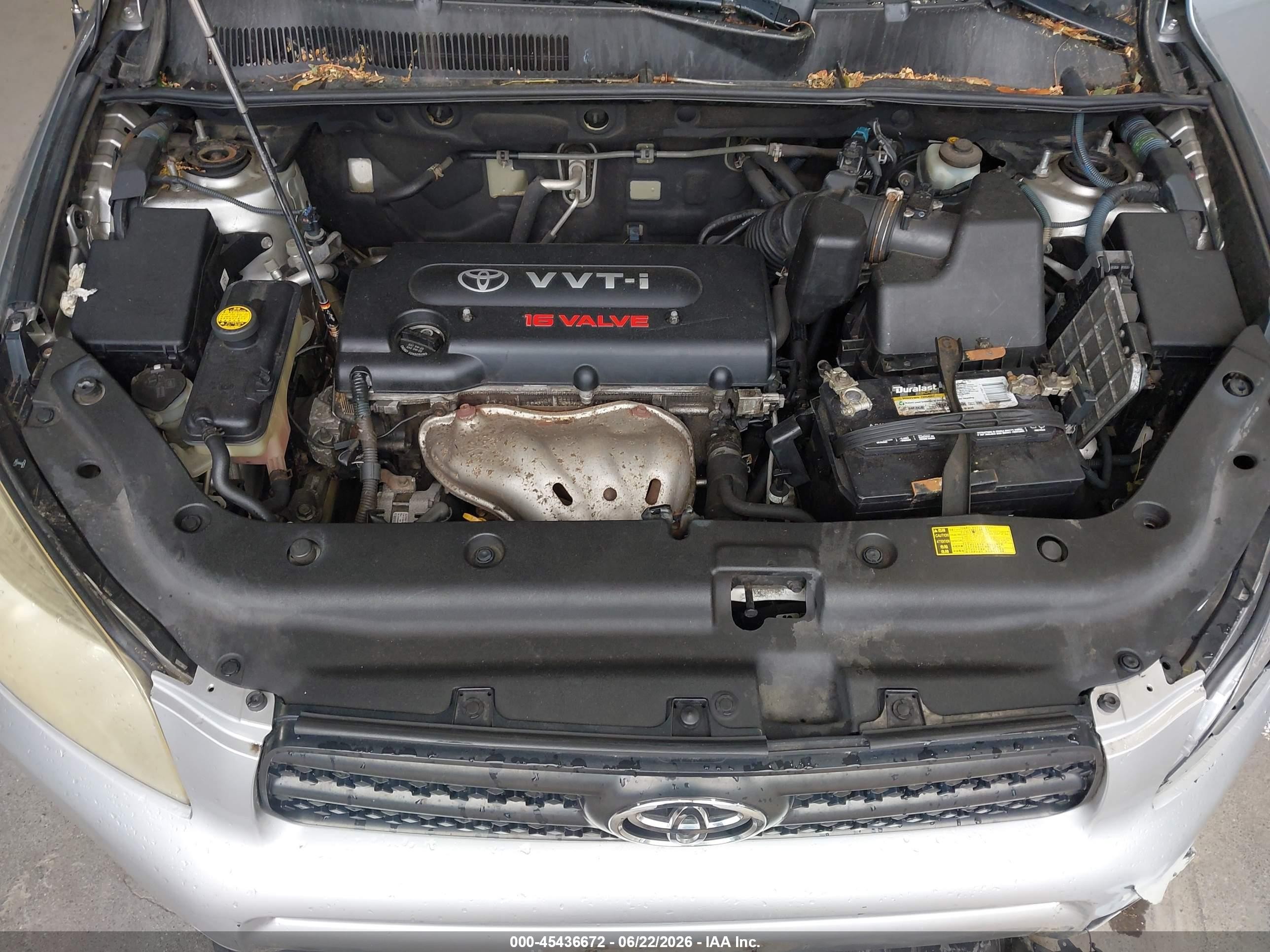 2008 Toyota Rav4   Silver vin: JTMBD33VX86086139