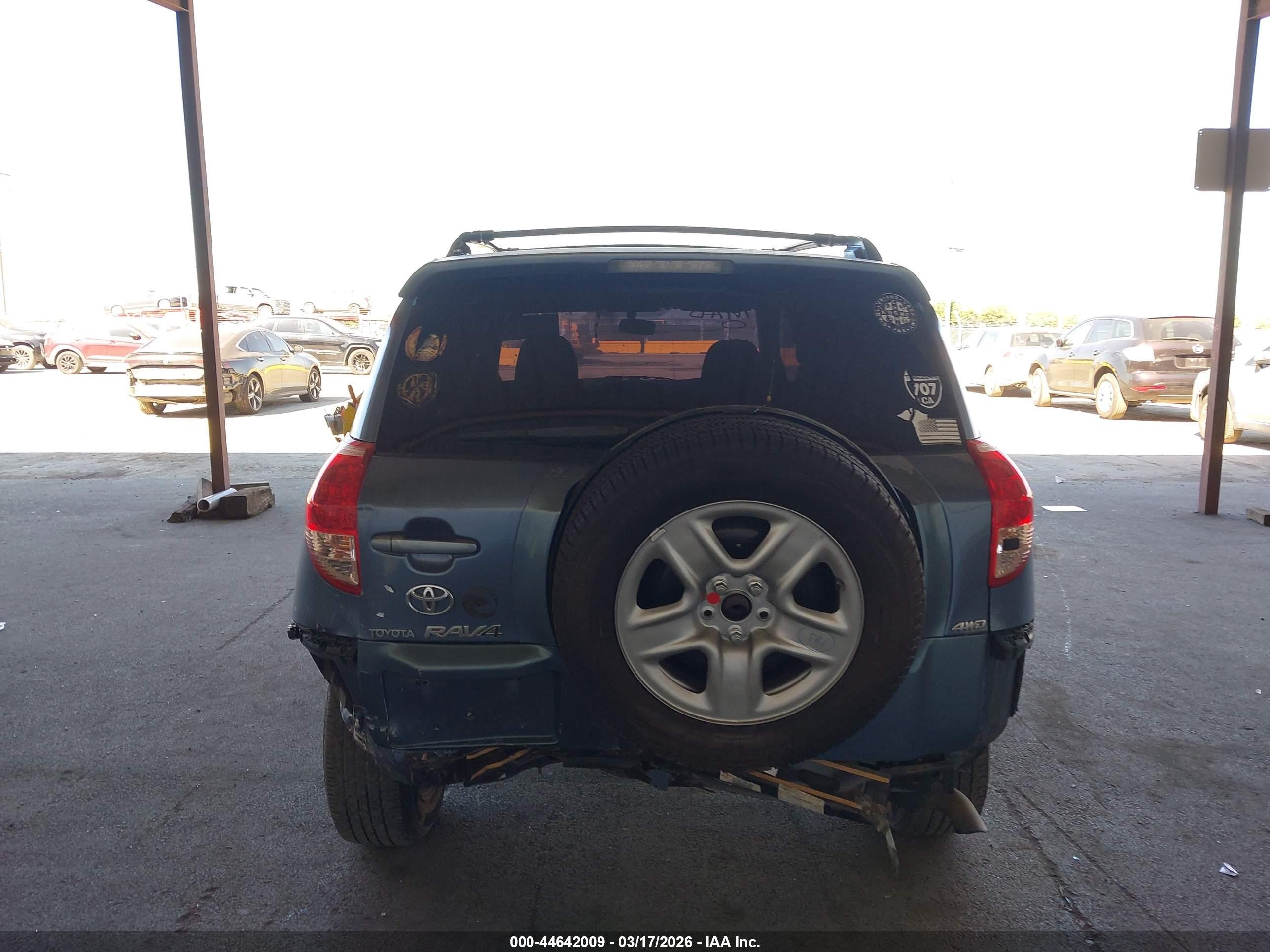 2007 Toyota Rav4 Limited Light Blue vin: JTMBD34V375055575