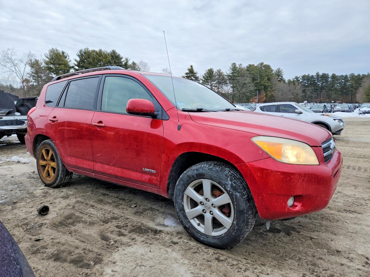 2006 Toyota Rav4 Limited Red vin: JTMBD34V465013933