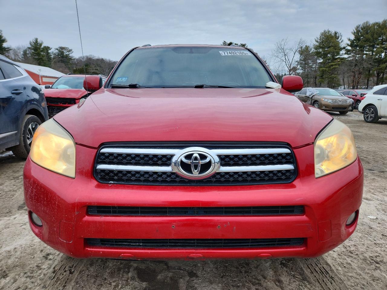 2006 Toyota Rav4 Limited Red vin: JTMBD34V465013933