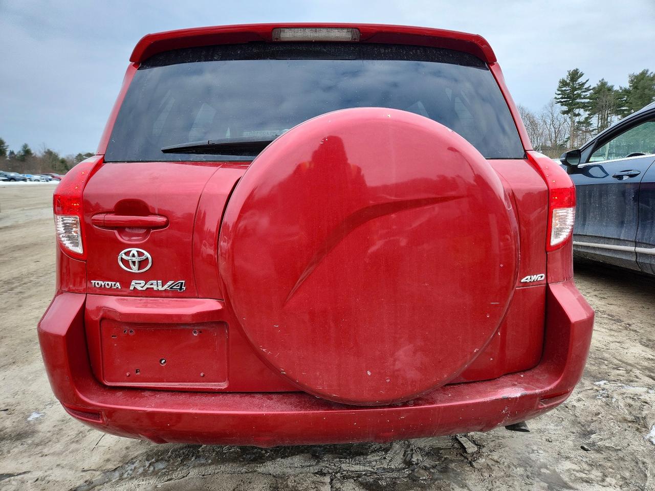 2006 Toyota Rav4 Limited Red vin: JTMBD34V465013933