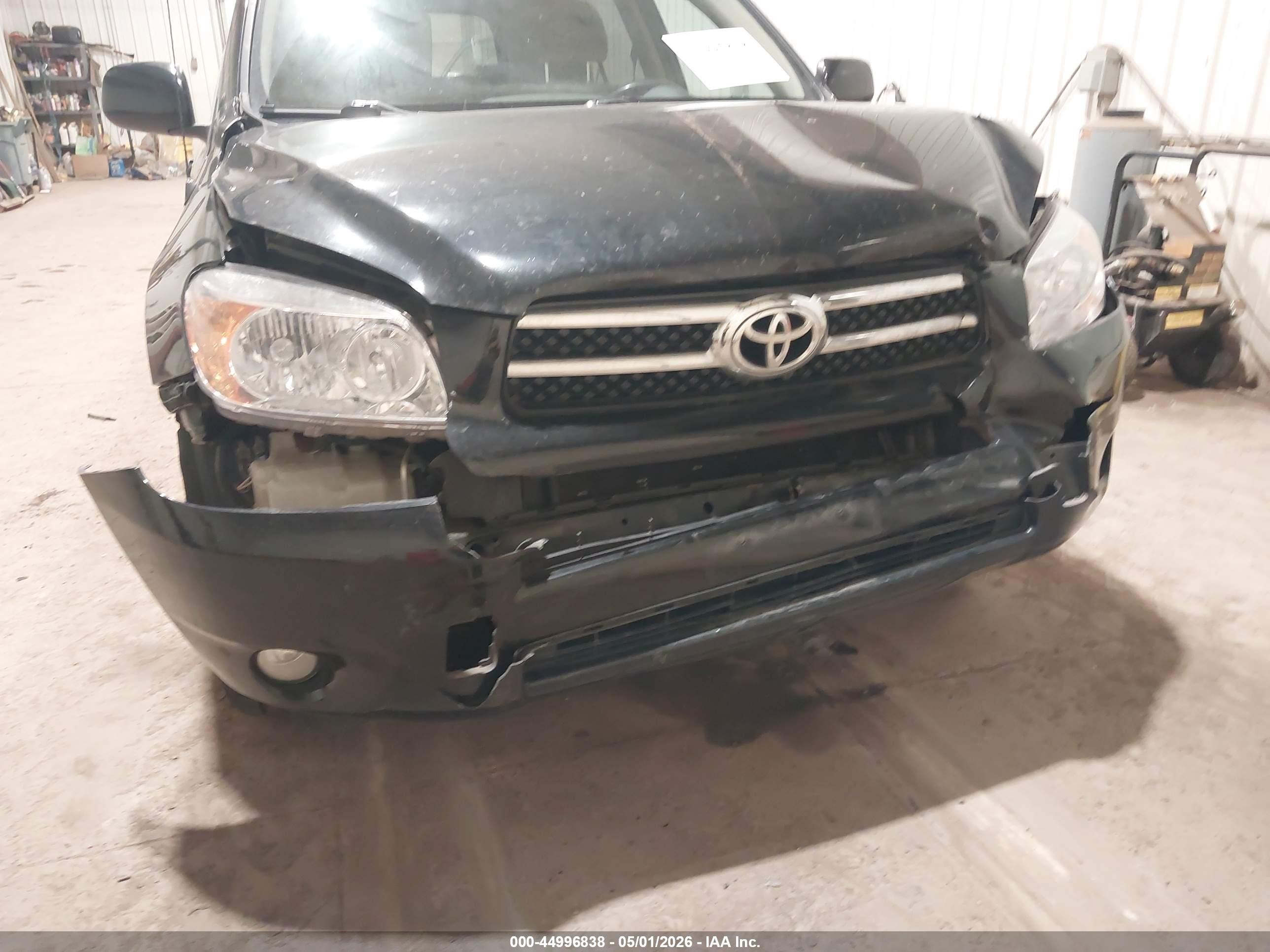 2008 Toyota Rav4 Limited Black vin: JTMBD34V685215286