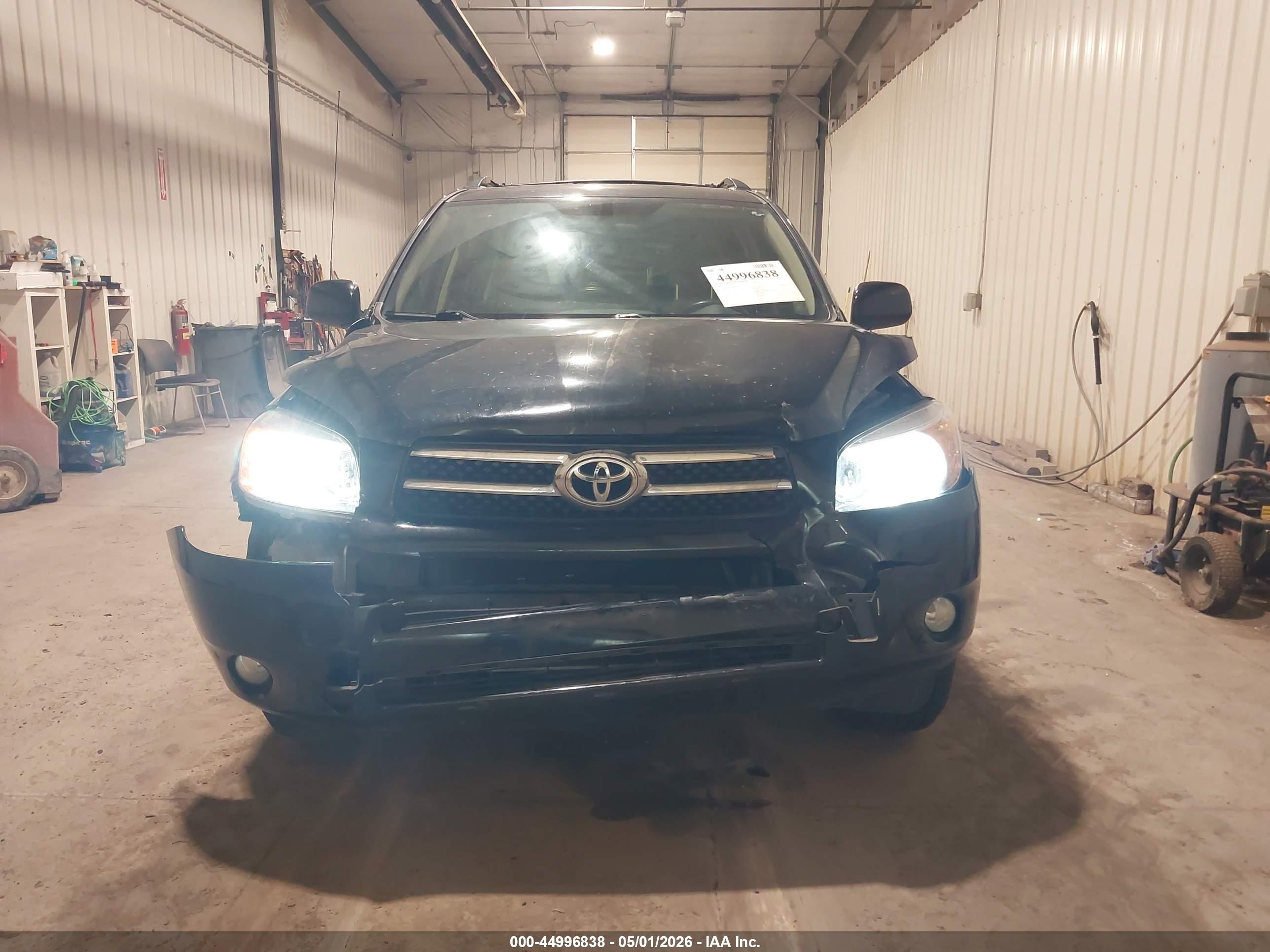 2008 Toyota Rav4 Limited Black vin: JTMBD34V685215286