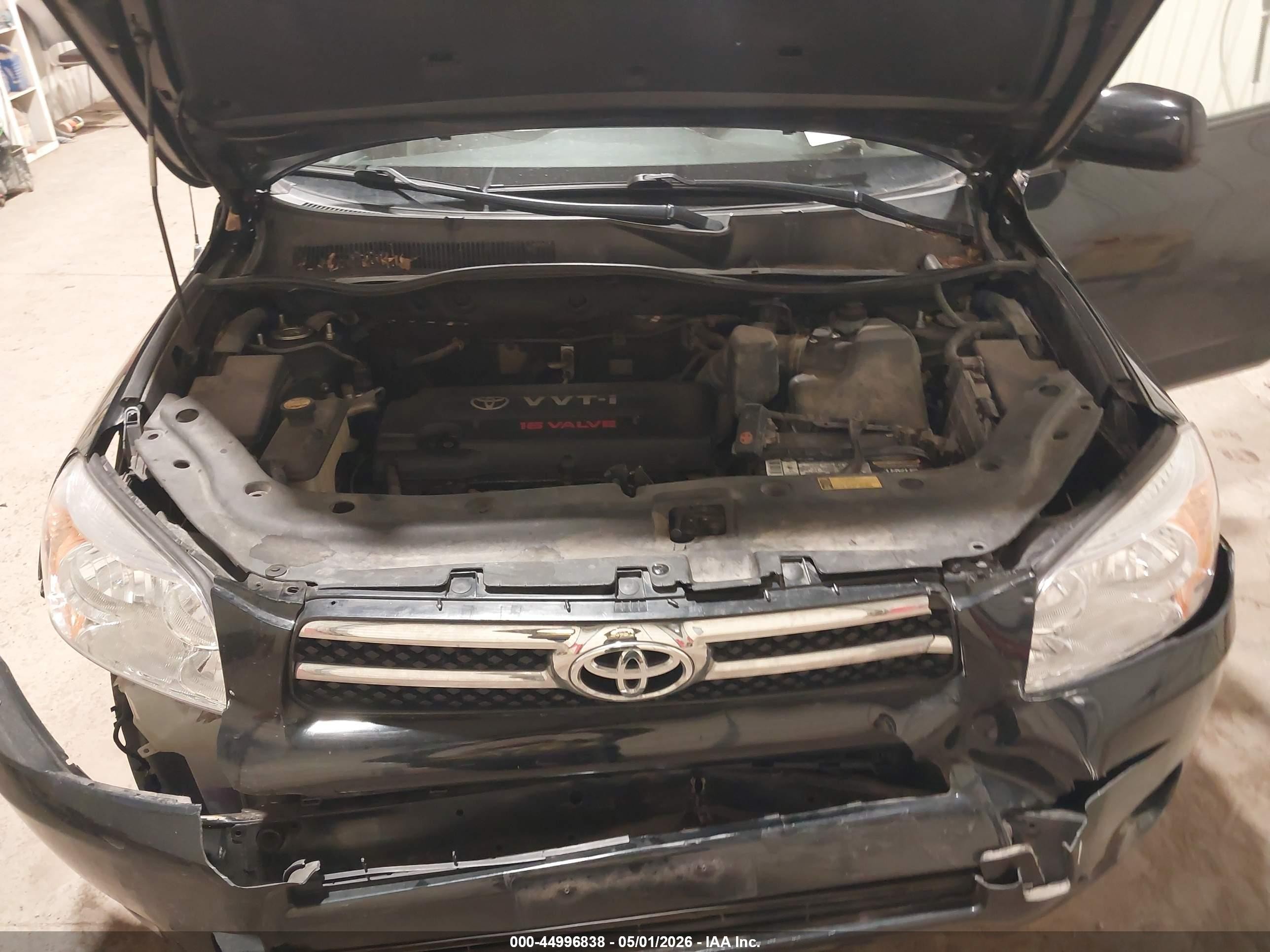 2008 Toyota Rav4 Limited Black vin: JTMBD34V685215286