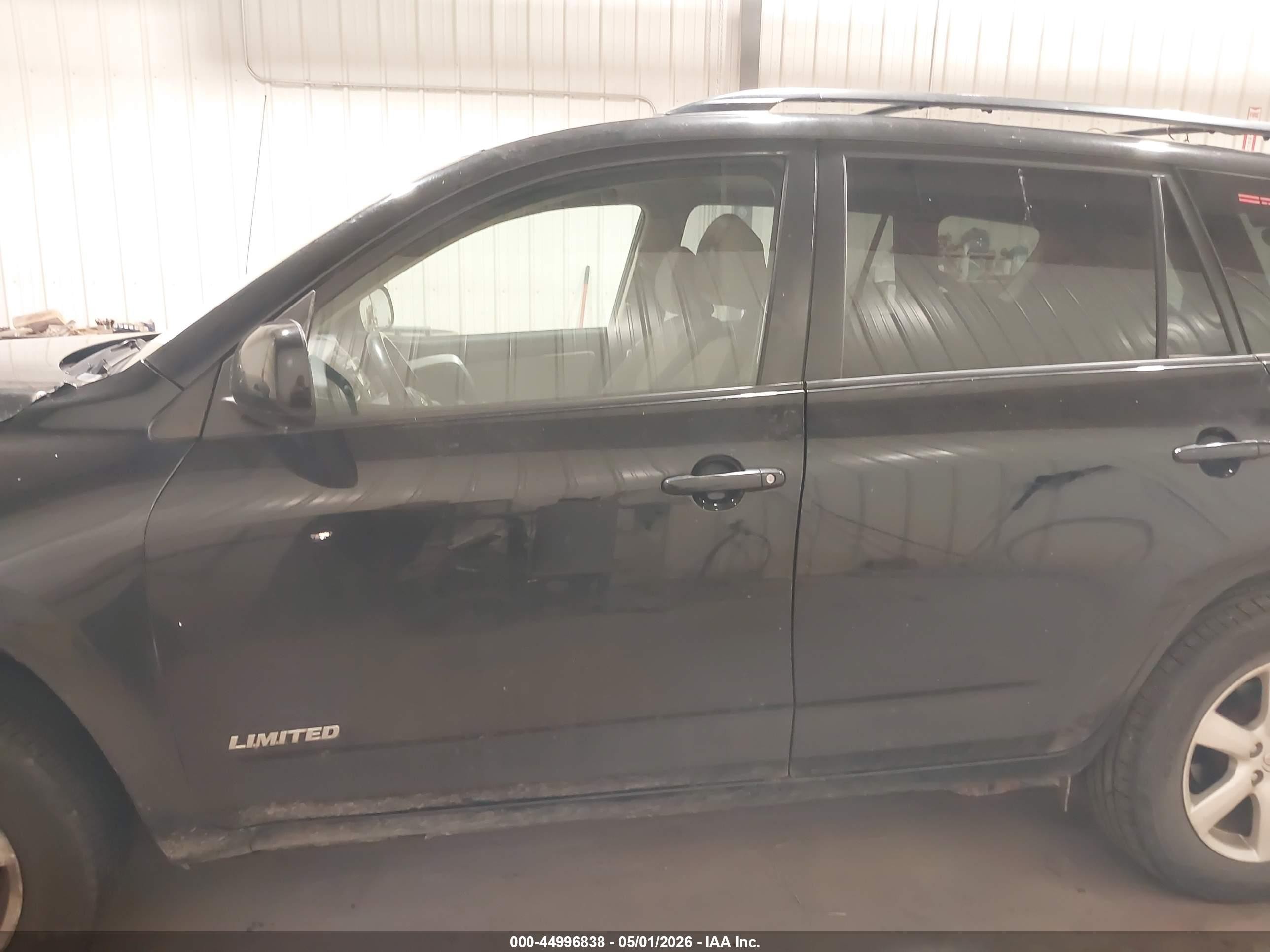 2008 Toyota Rav4 Limited Black vin: JTMBD34V685215286