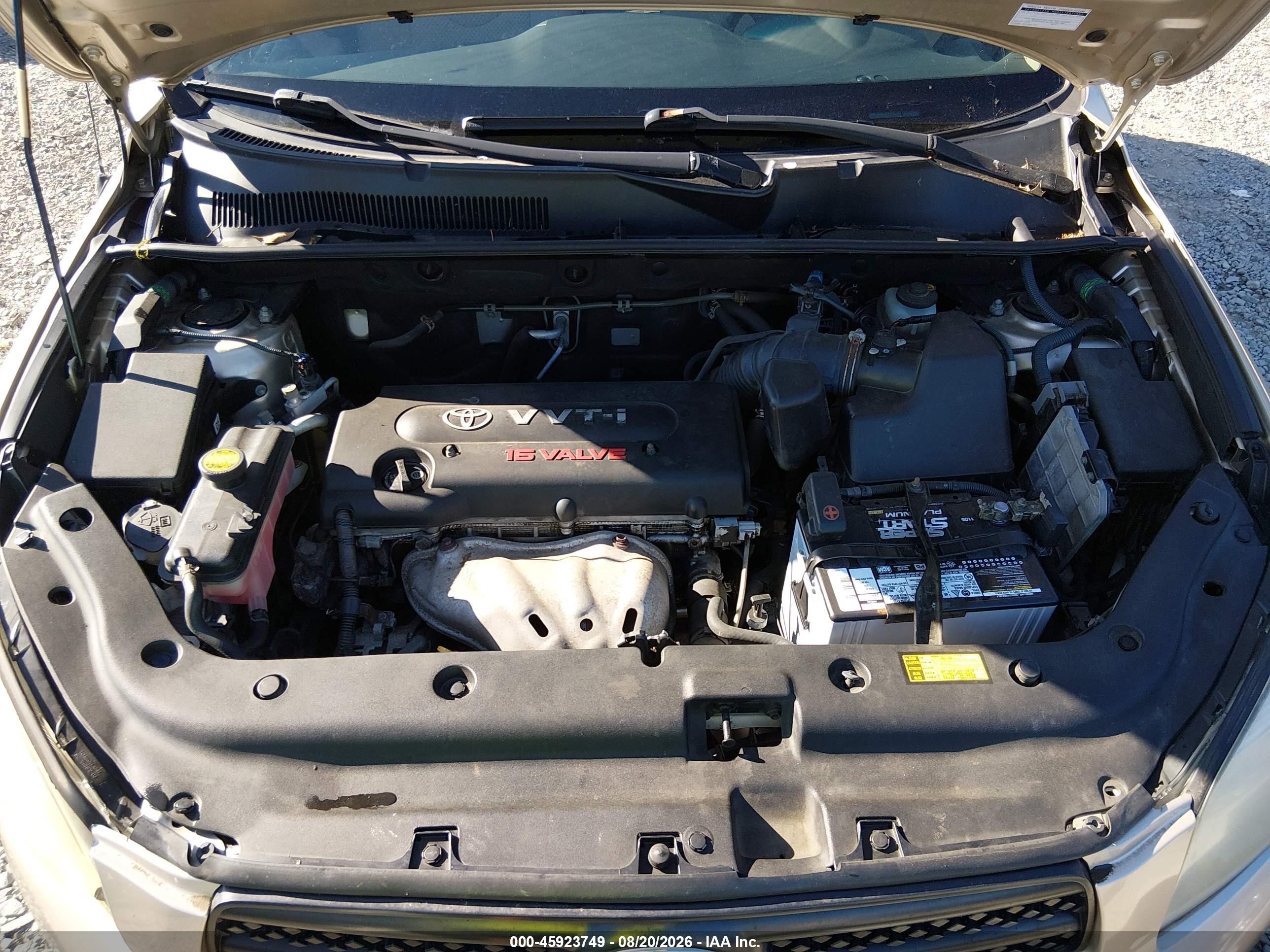 2008 Toyota Rav4   Золотой vin: JTMBD35V085179142