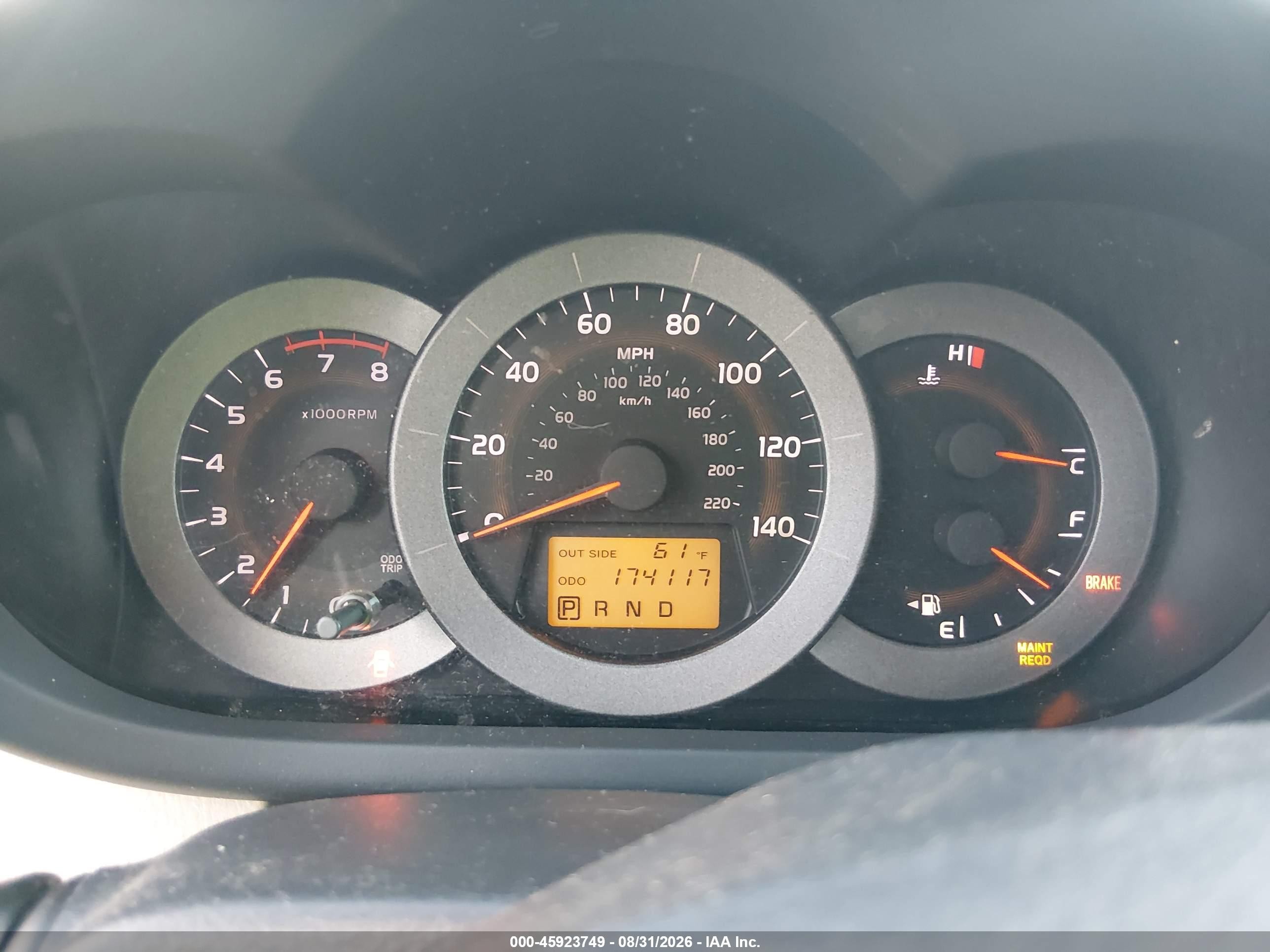 2008 Toyota Rav4   Золотой vin: JTMBD35V085179142