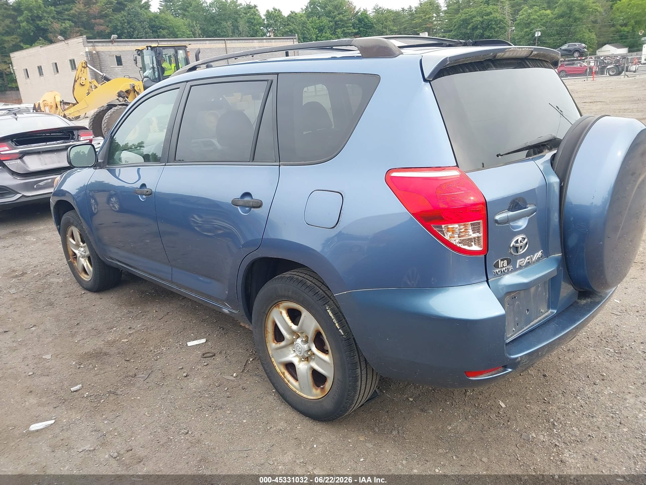 2008 Toyota Rav4   Blue vin: JTMBD35V085181134