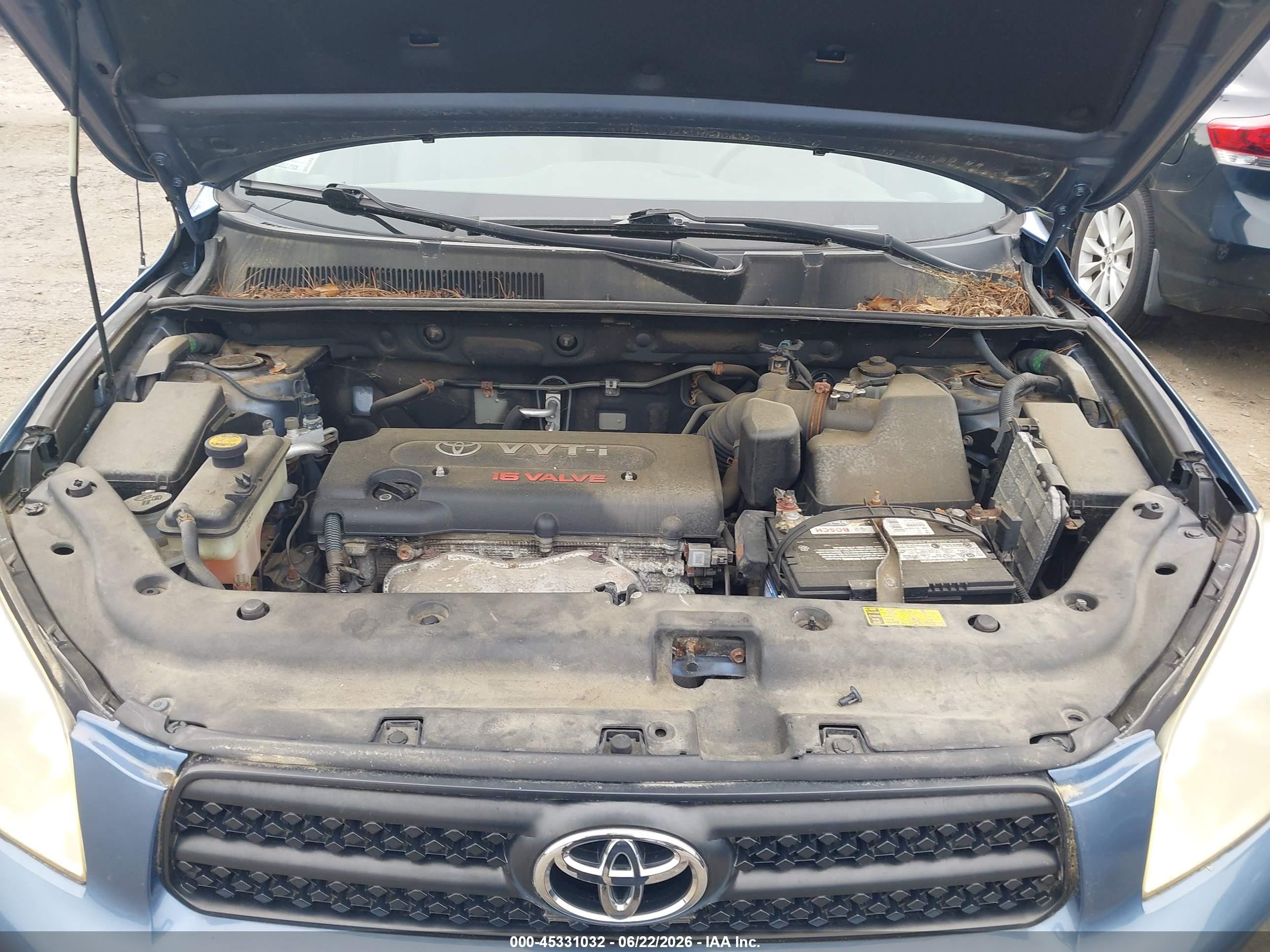 2008 Toyota Rav4   Blue vin: JTMBD35V085181134