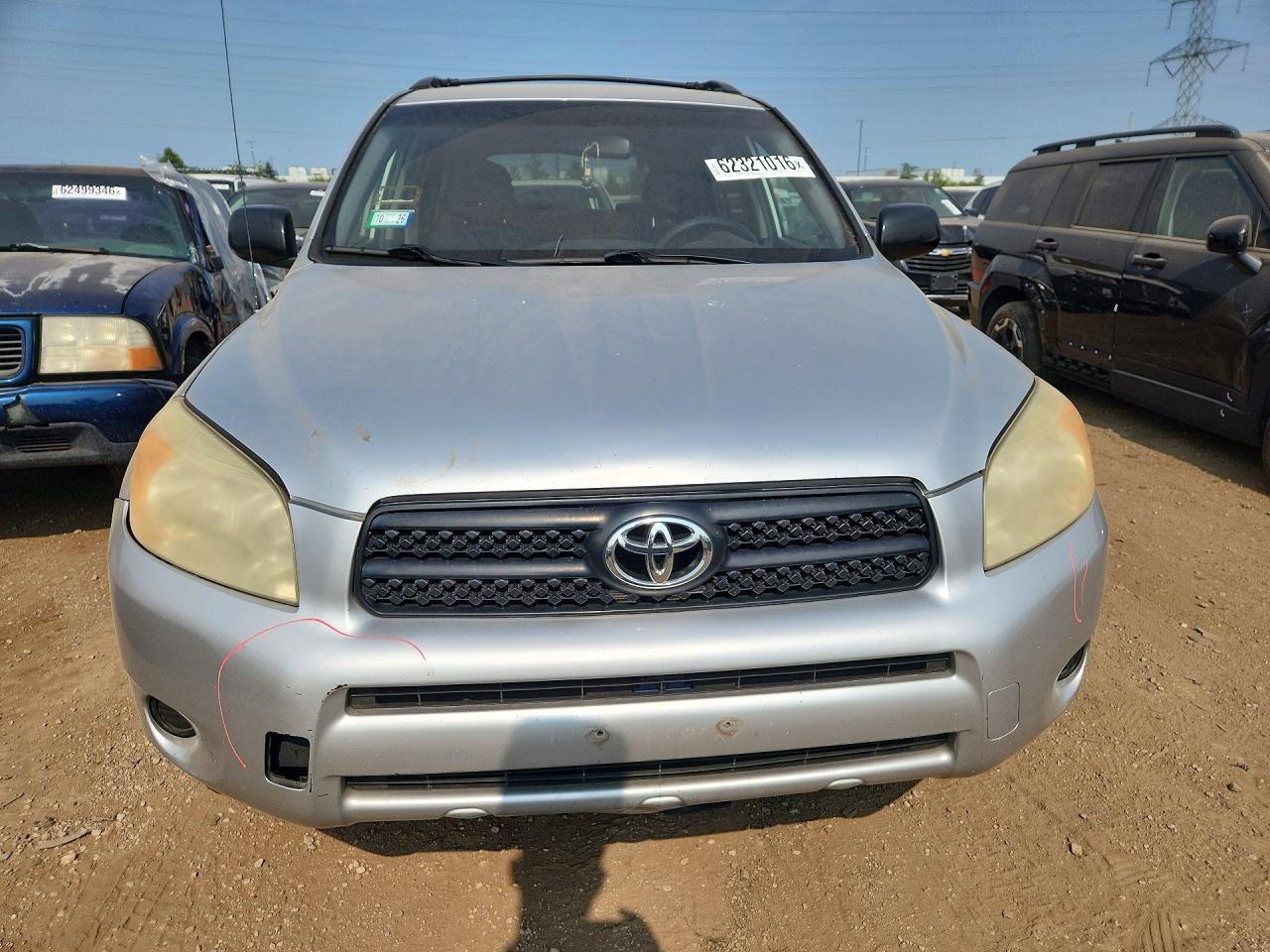 2006 Toyota Rav4 Base Silver vin: JTMBD35V265049117